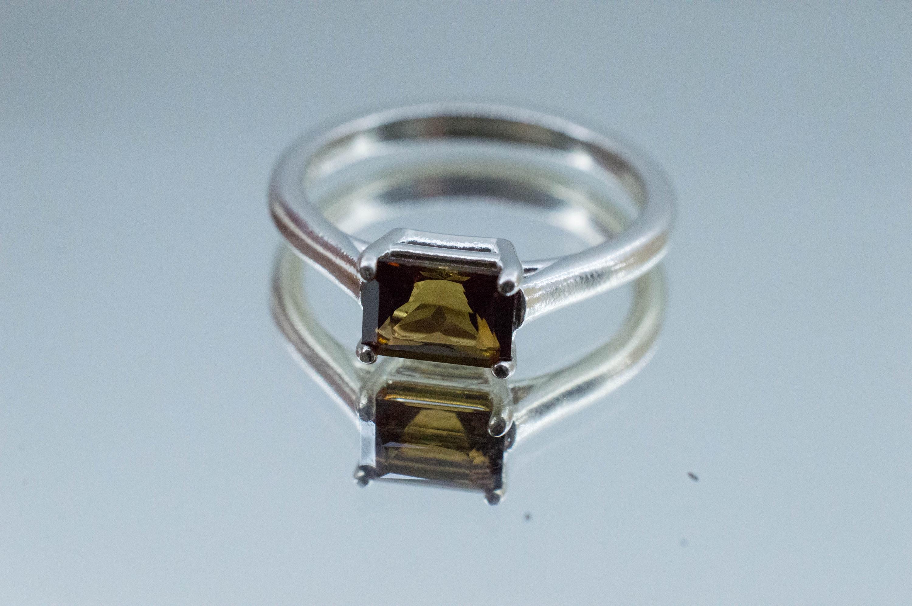 Sunset Tourmaline Ring; Natural Untreated Tanzania Tourmaline; 0.970cts - Mark Oliver Gems