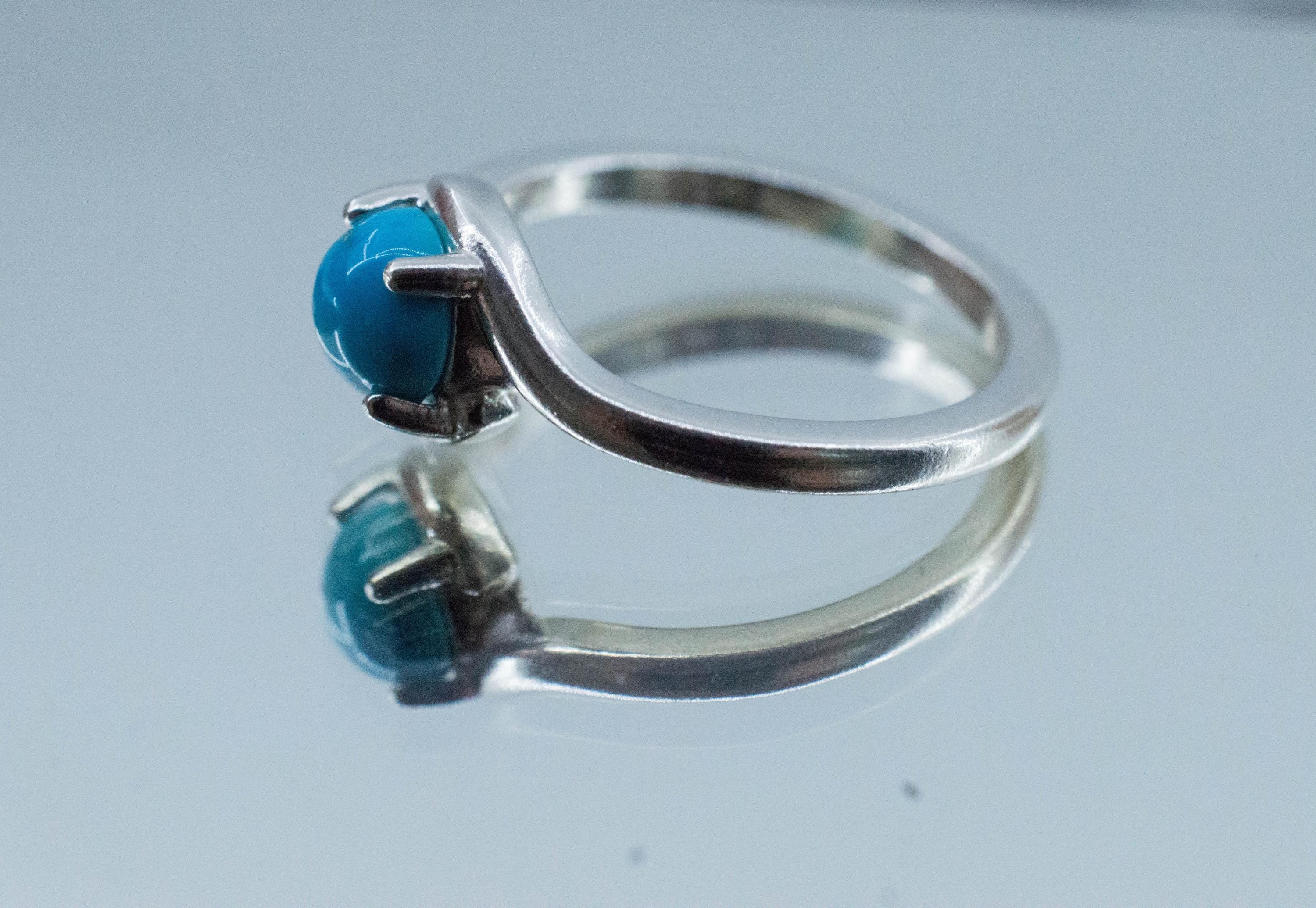 Turquoise Ring, Natural Sleeping Beauty Turquoise; 0.905cts - Mark Oliver Gems