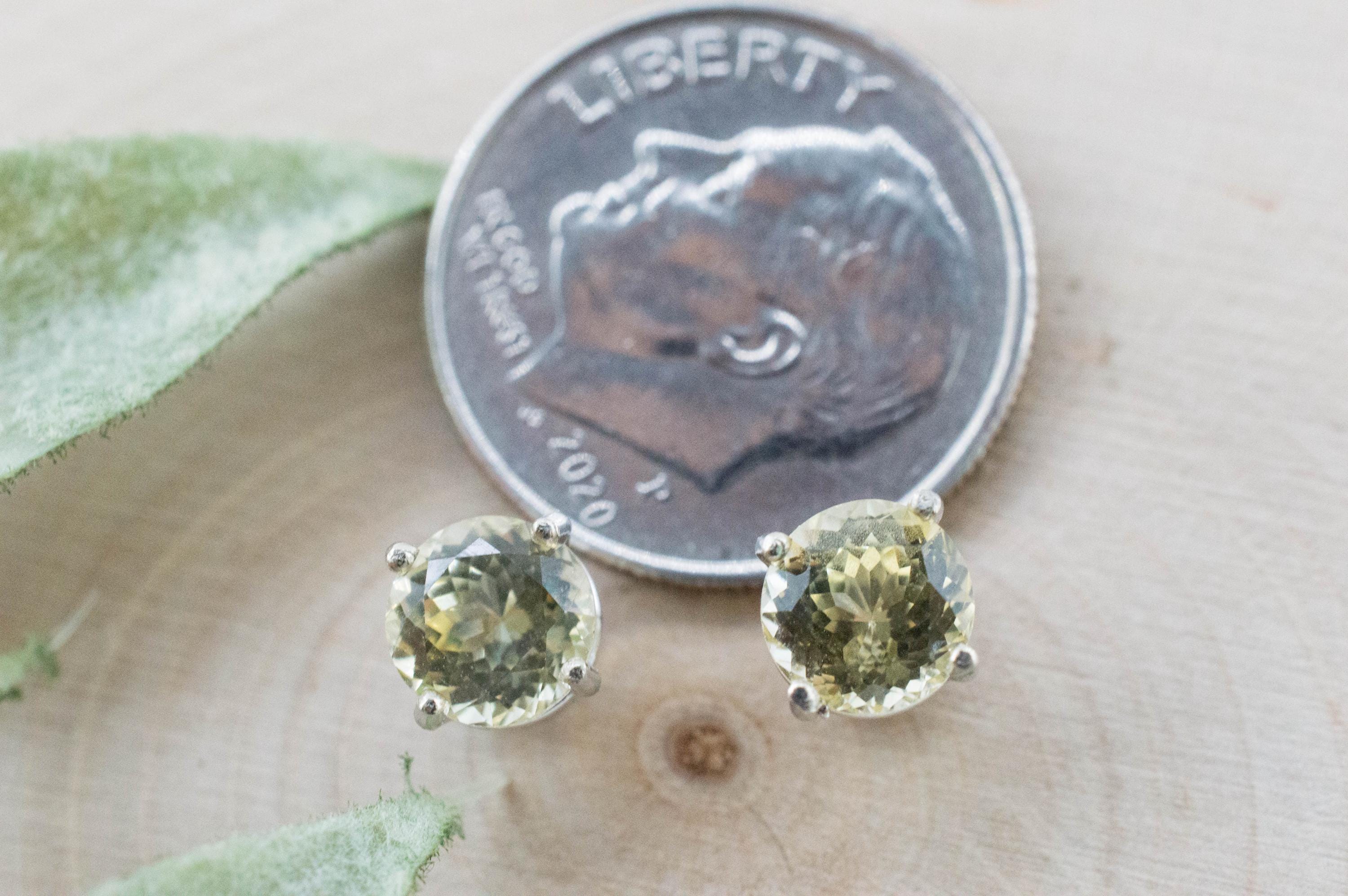 Yellow Sapphire Earrings, Natural Untreated Sri Lanka Sapphire; 2.020cts - Mark Oliver Gems