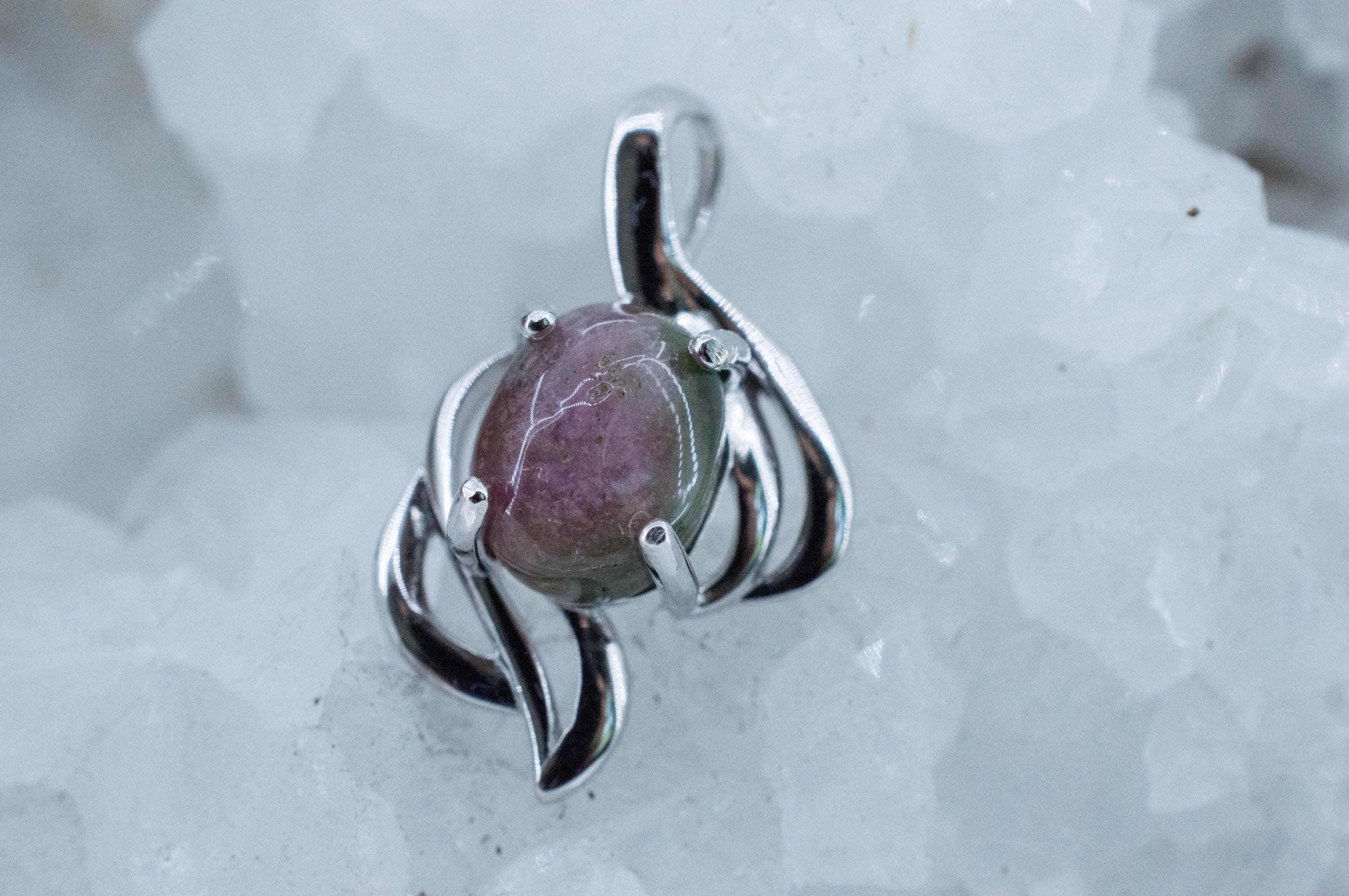 Watermelon Tourmaline Pendant; Natural Untreated Brazil Tourmaline; 4.430cts - Mark Oliver Gems