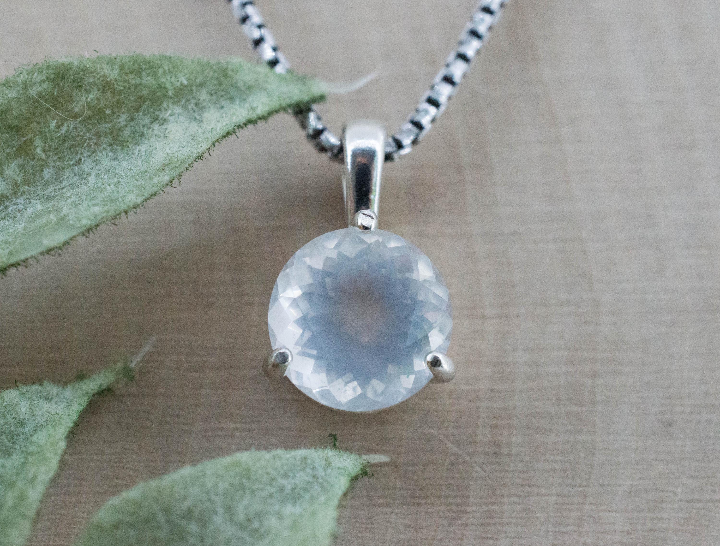 Moon Quartz Pendant, Natural Untreated Brazil Quartz; 2.430cts - Mark Oliver Gems