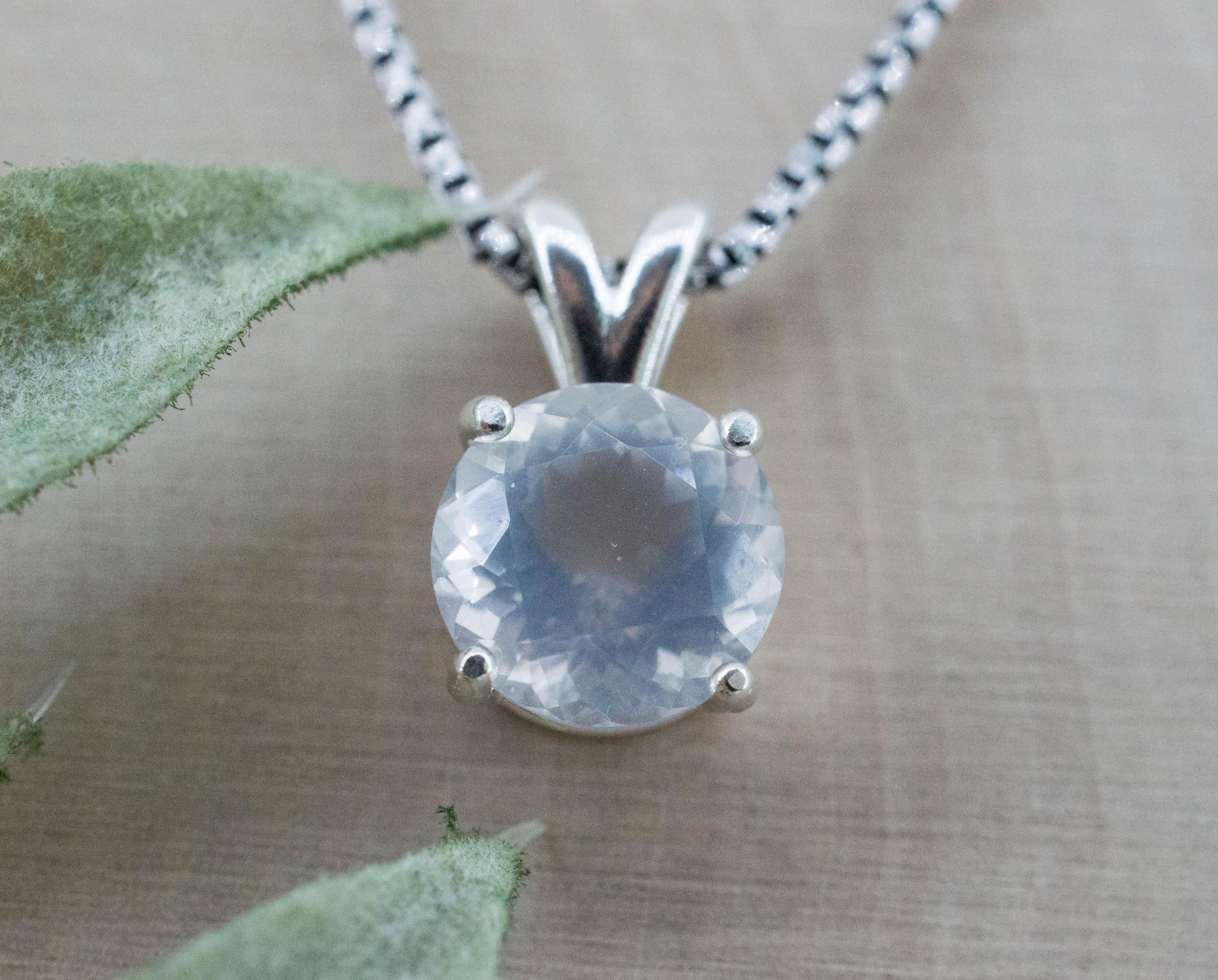 Moon Quartz Pendant, Natural Untreated Brazil Quartz; 2.690cts - Mark Oliver Gems