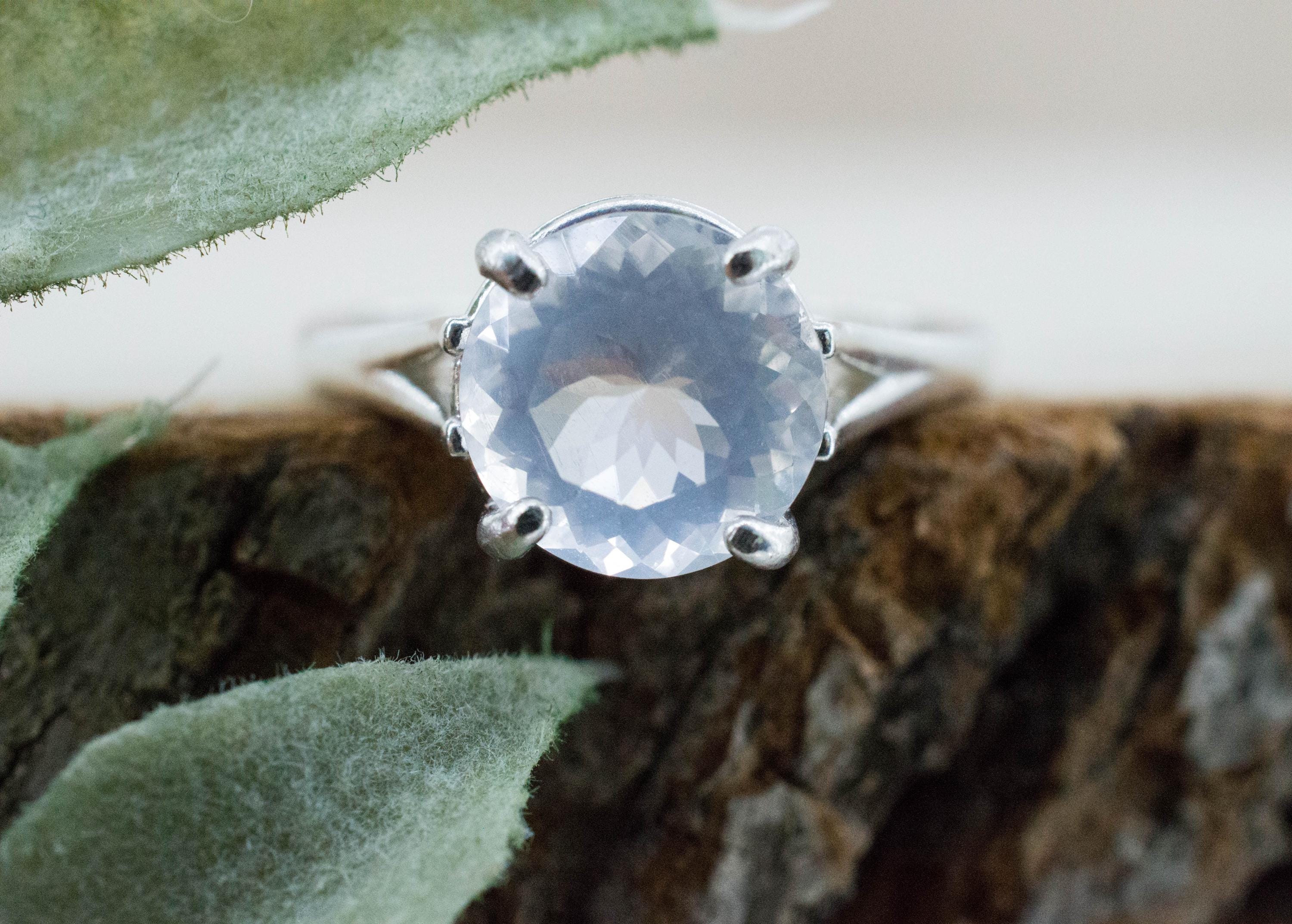 Moon Quartz Ring, Natural Untreated Brazil Quartz; 2.440cts - Mark Oliver Gems