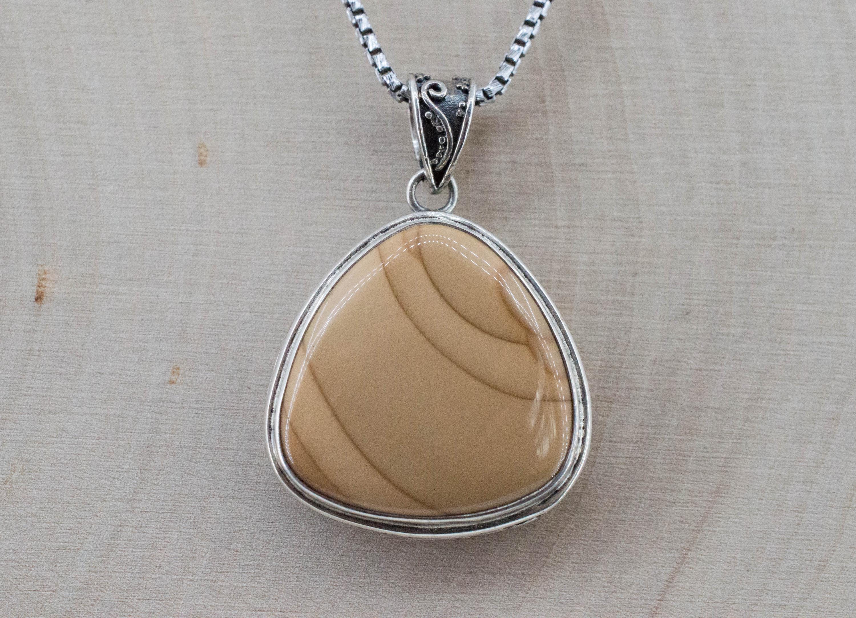 Bruneau Jasper Pendant; Natural Untreated Idaho Jasper - Mark Oliver Gems