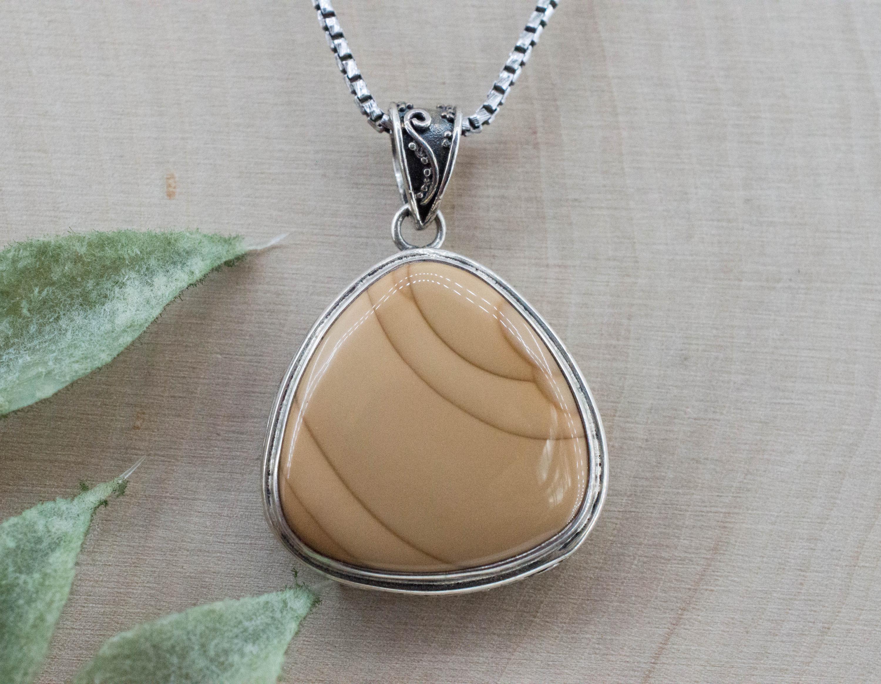 Bruneau Jasper Pendant; Natural Untreated Idaho Jasper - Mark Oliver Gems