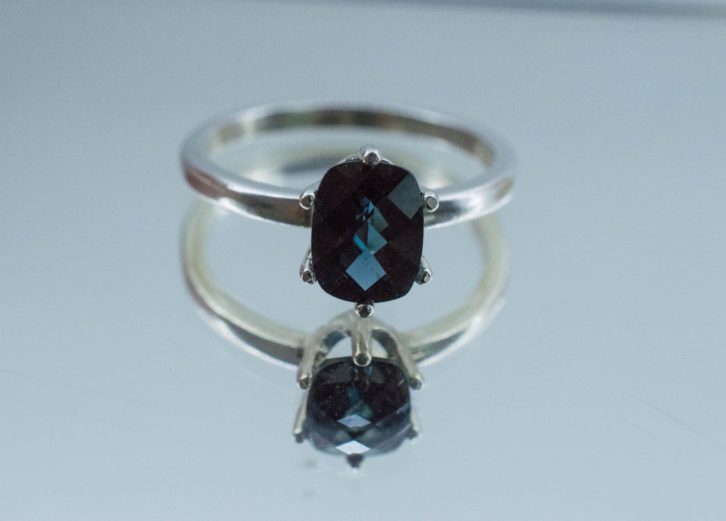 London Blue Topaz Ring, Natural Brazil Topaz; 1.590cts - Mark Oliver Gems