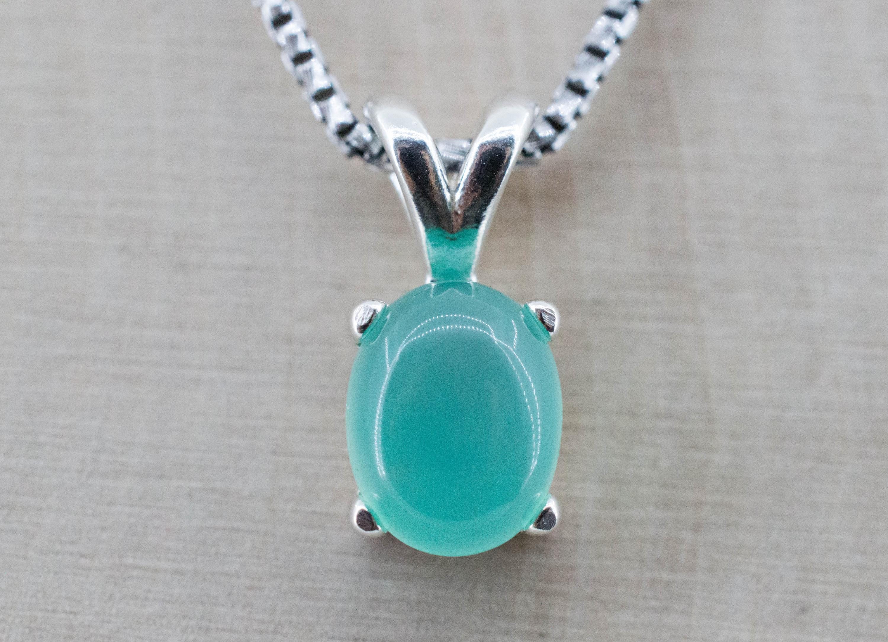 Aquaprase Pendant; Genuine Untreated African Aquaprase™; 2.115cts - Mark Oliver Gems