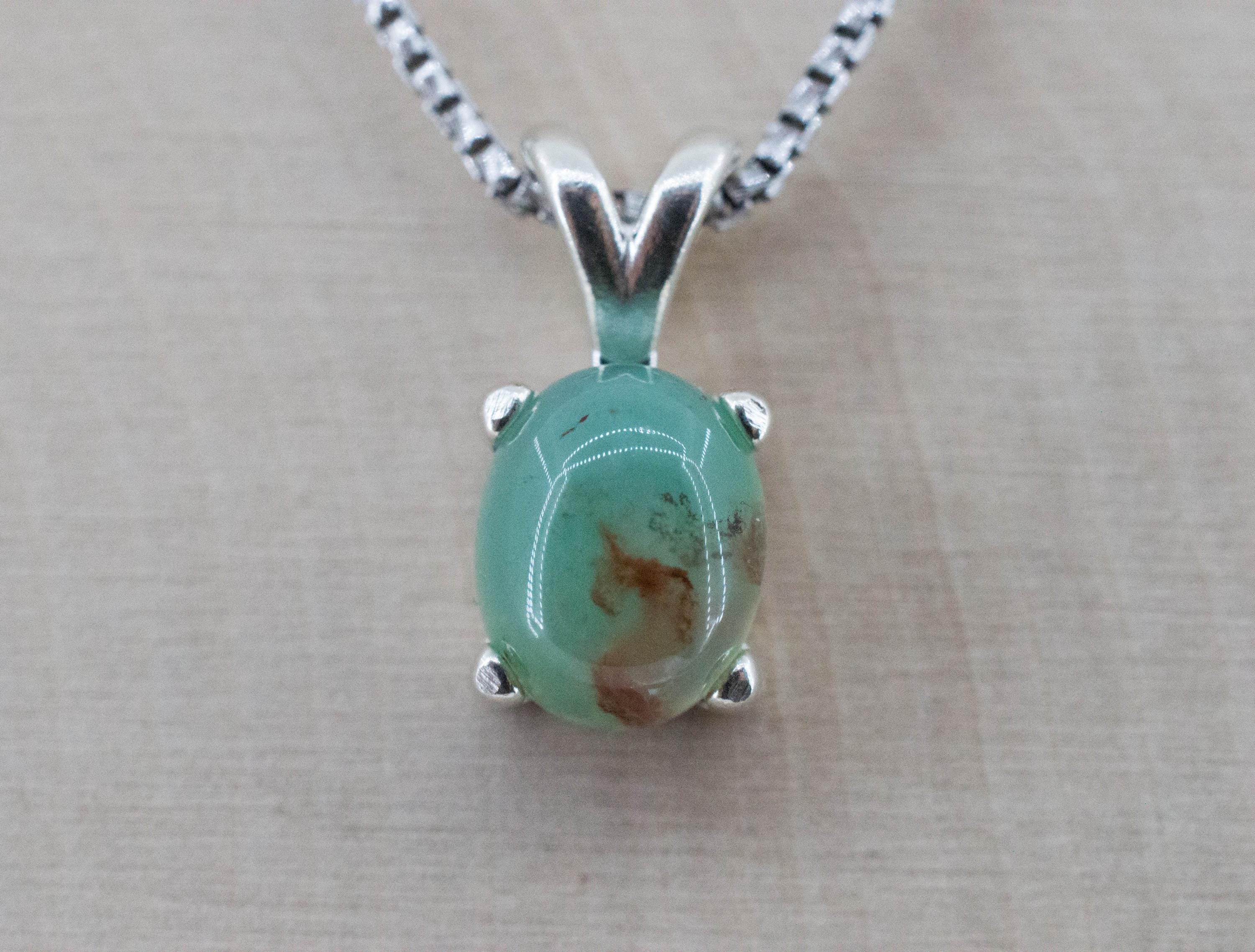 Aquaprase Pendant; Genuine Untreated African Aquaprase™; 3.715cts - Mark Oliver Gems