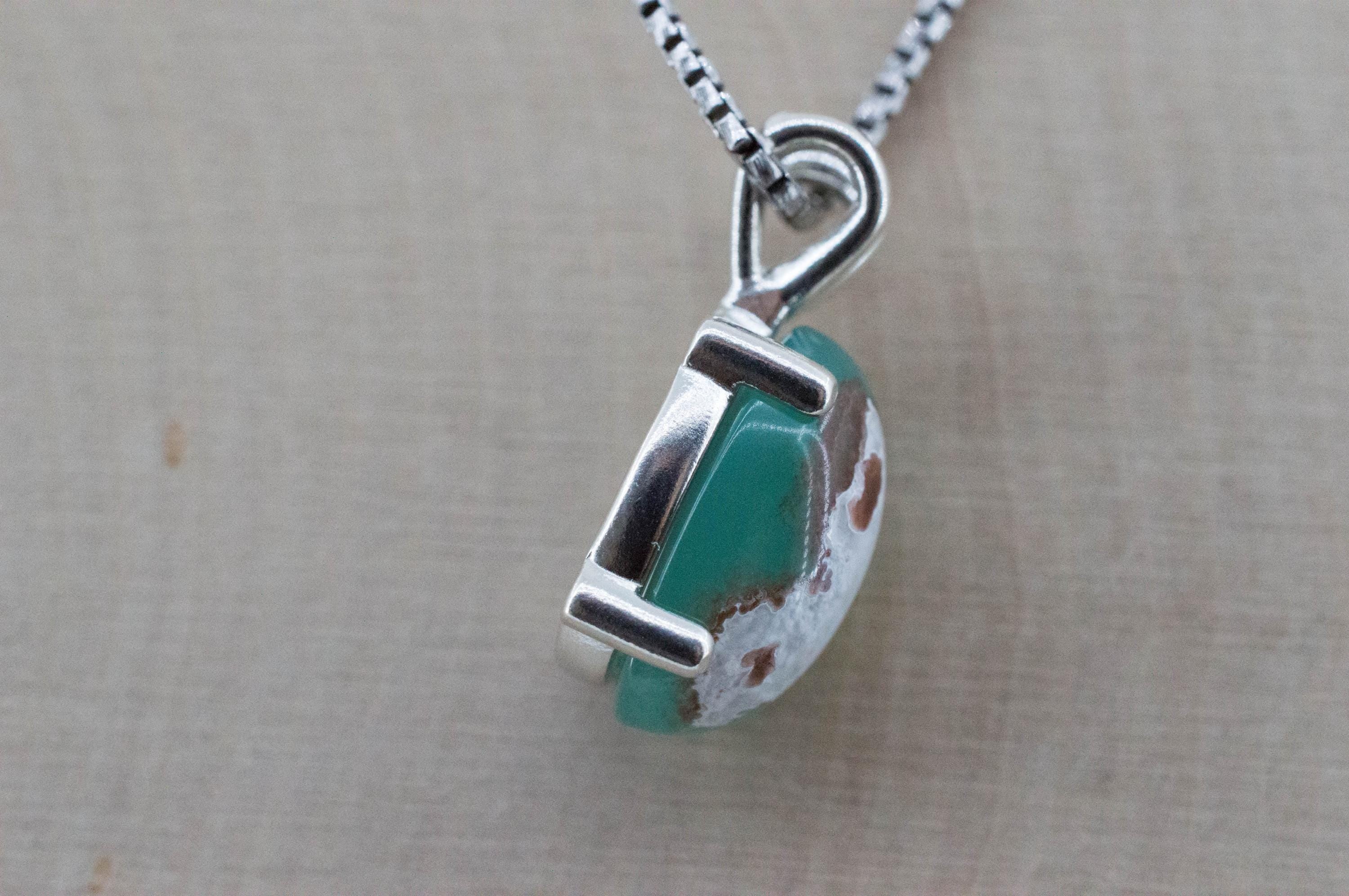 Aquaprase Pendant; Genuine Untreated African Aquaprase™; 6.885cts - Mark Oliver Gems