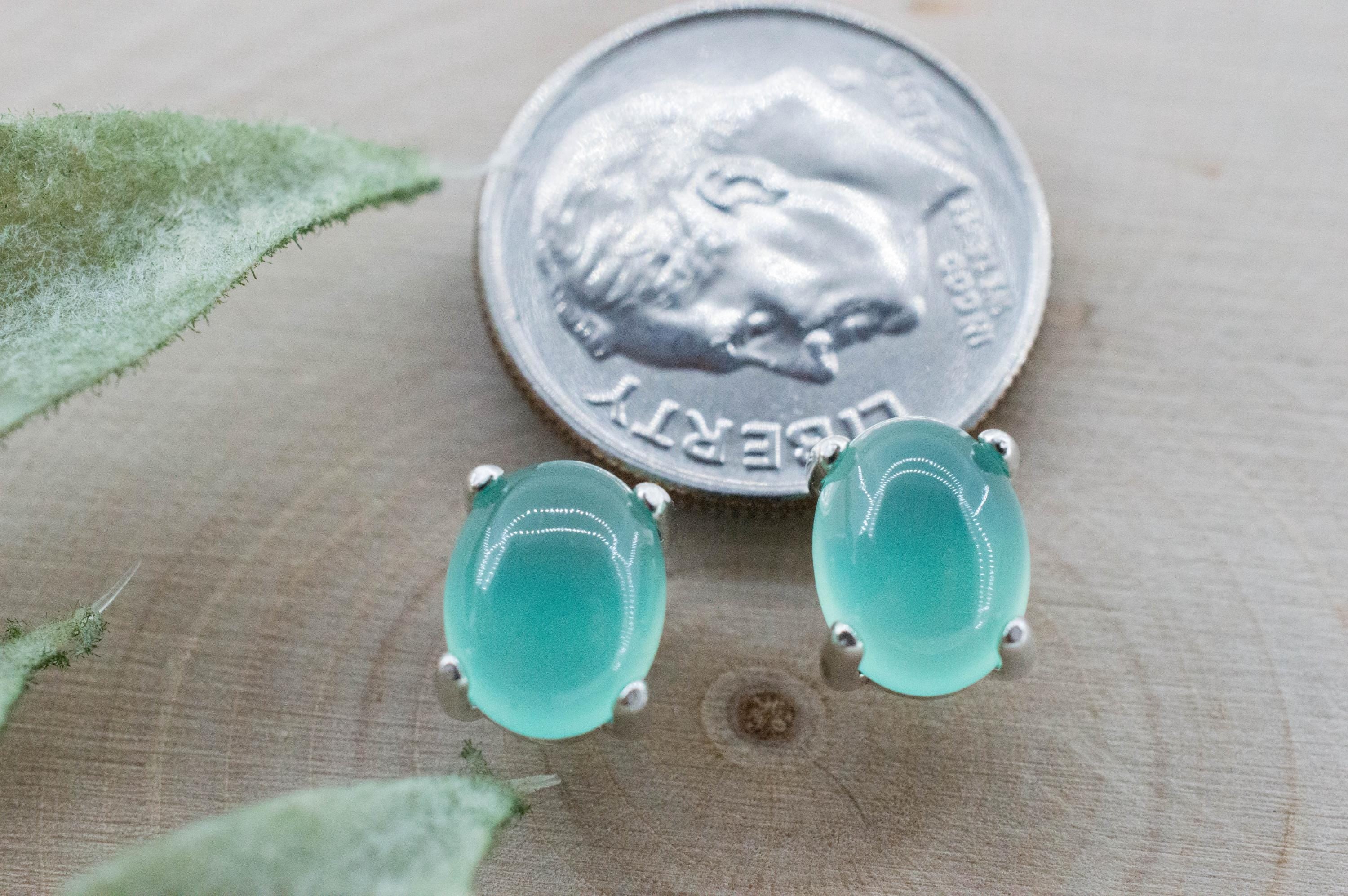 Aquaprase Earrings; Natural Untreated African Aquaprase™; 2.715cts - Mark Oliver Gems