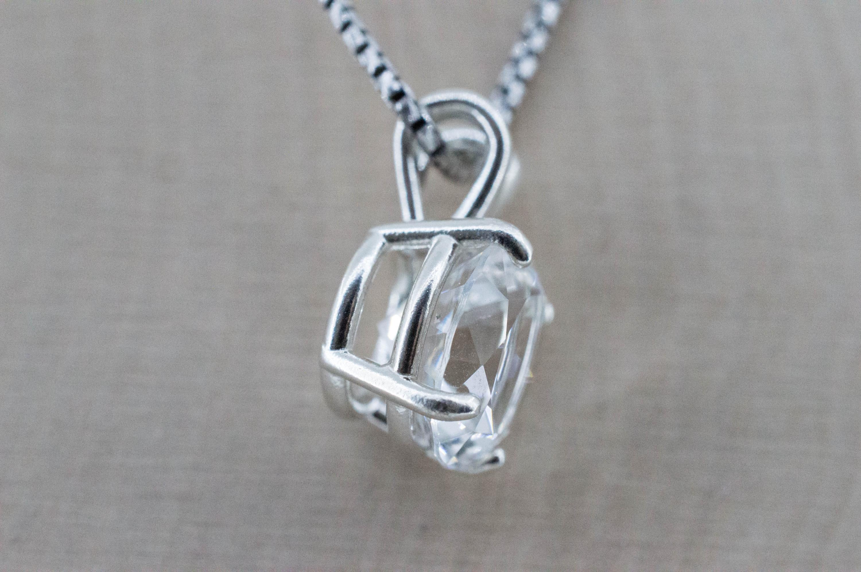 Quartz Pendant, Natural Untreated Tanzania Mondo Quartz; 4.090cts - Mark Oliver Gems