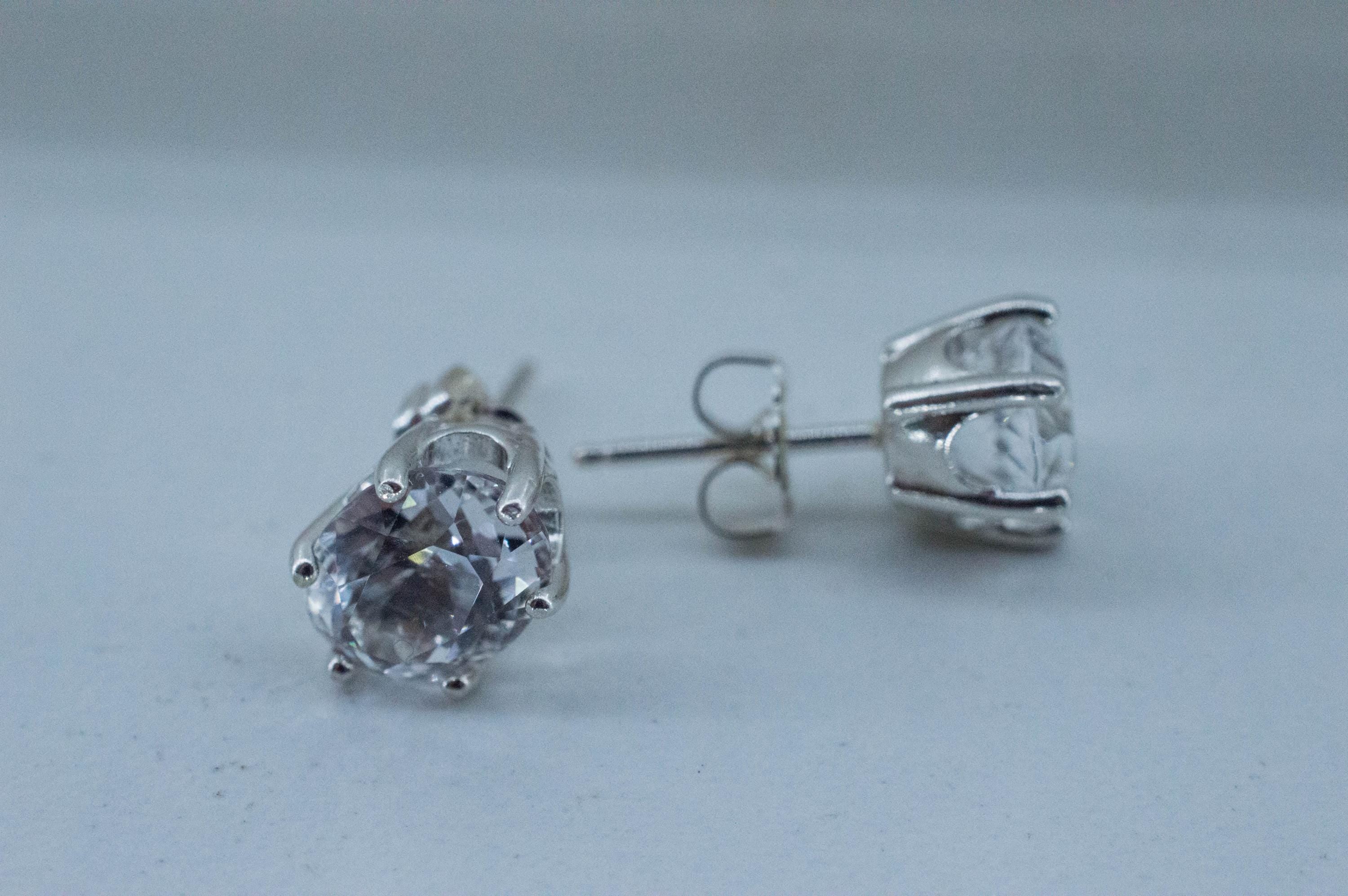 Quartz Earrings, Natural Untreated Tanzania Mondo Quartz; 3.470cts - Mark Oliver Gems