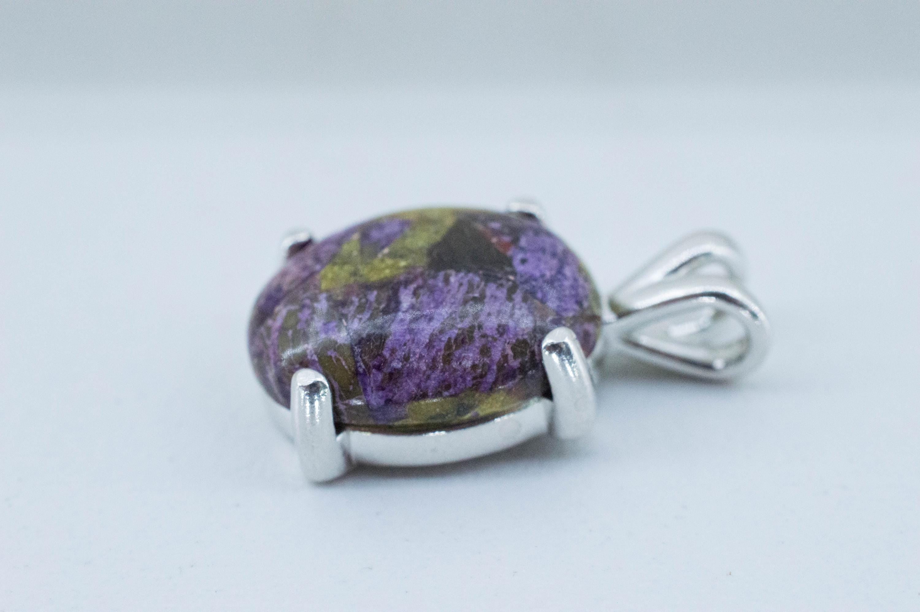 Stichtite Pendant; Natural Untreated Australia Atlantisite; 5.905cts - Mark Oliver Gems