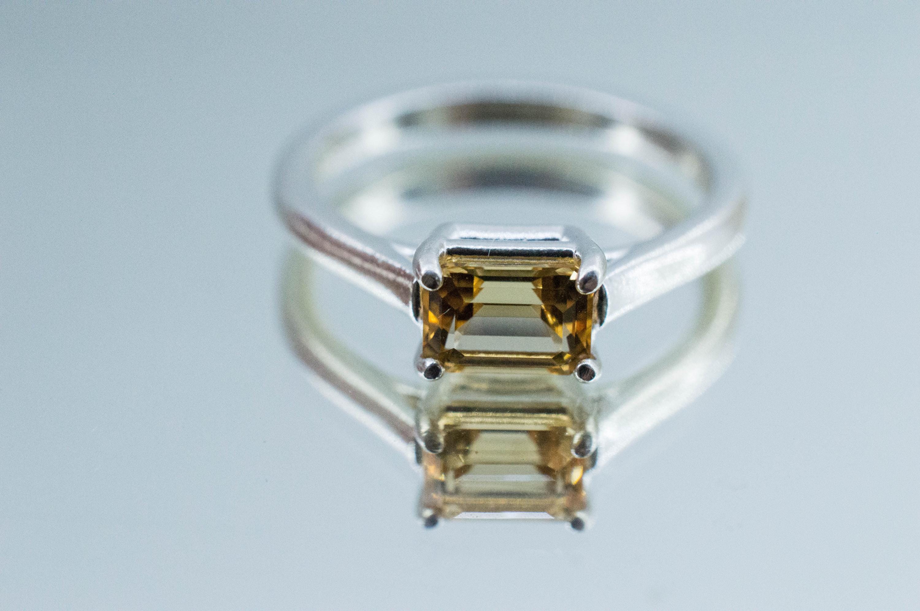 Imperial Topaz Ring, Natural Untreated Brazilian Topaz; 1.000cts - Mark Oliver Gems