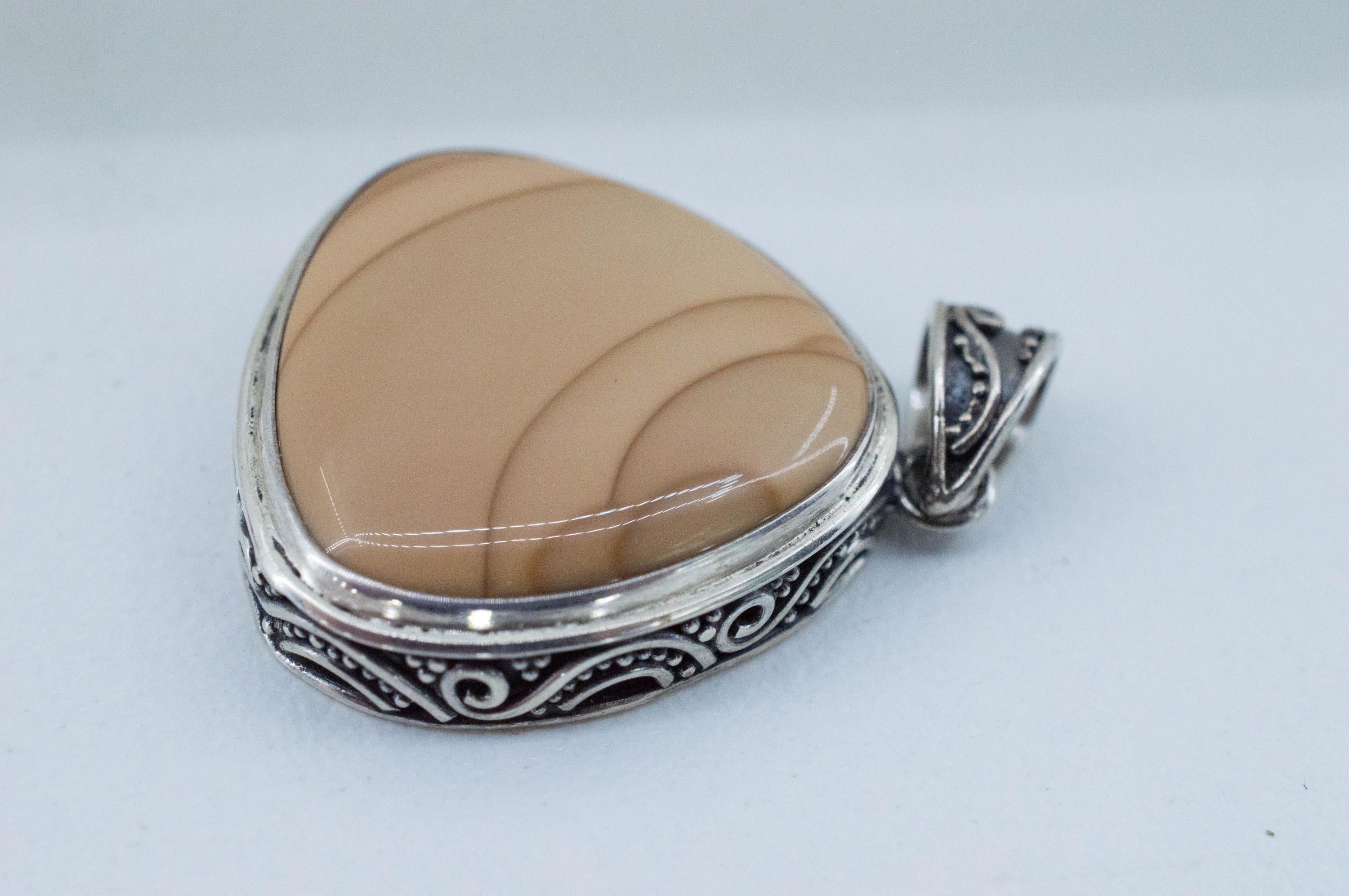 Bruneau Jasper Pendant; Natural Untreated Idaho Jasper - Mark Oliver Gems