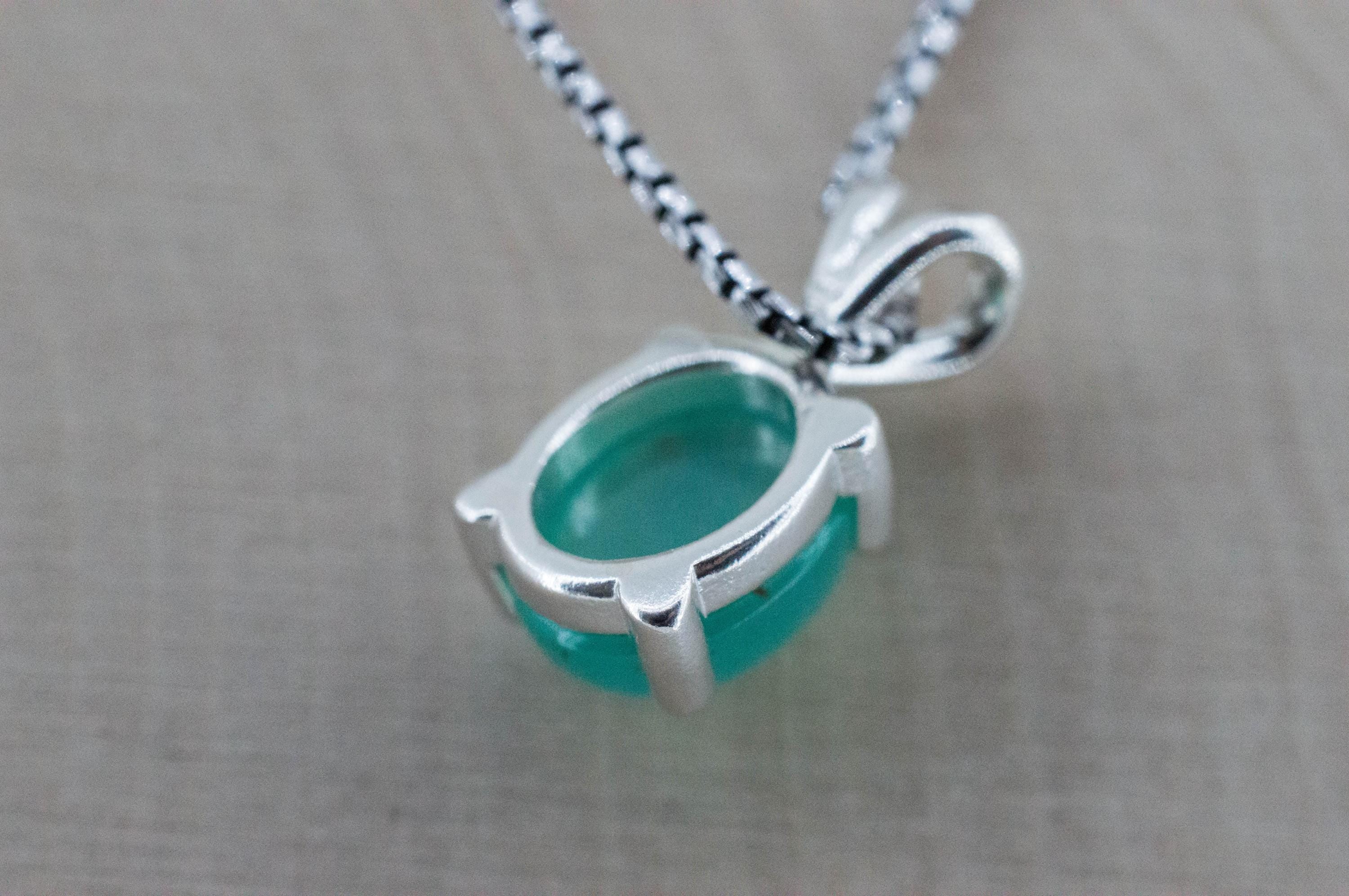 Aquaprase Pendant; Genuine Untreated African Aquaprase™; 3.760cts - Mark Oliver Gems