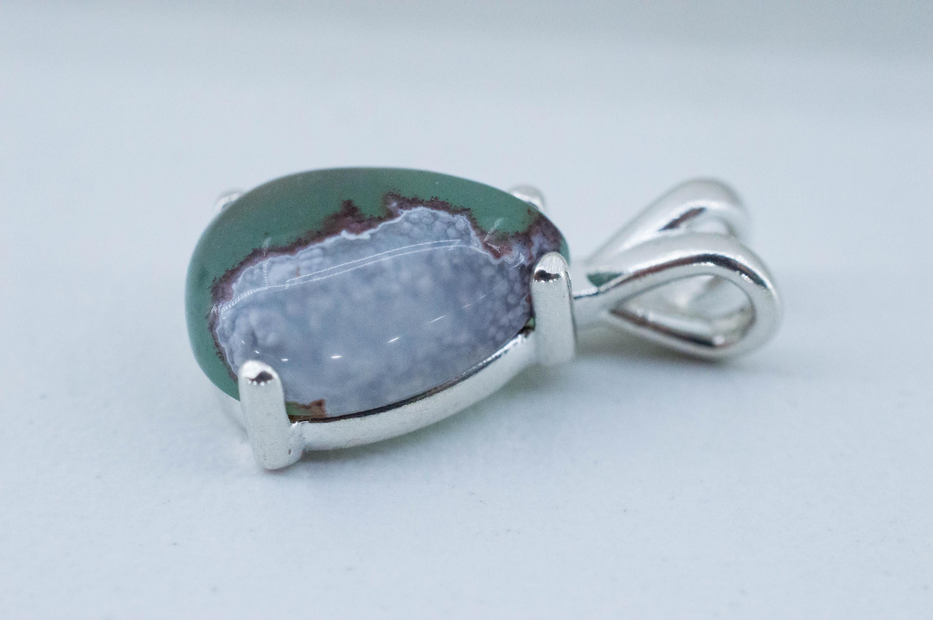 Aquaprase Pendant; Genuine Untreated African Aquaprase™; 5.230cts - Mark Oliver Gems