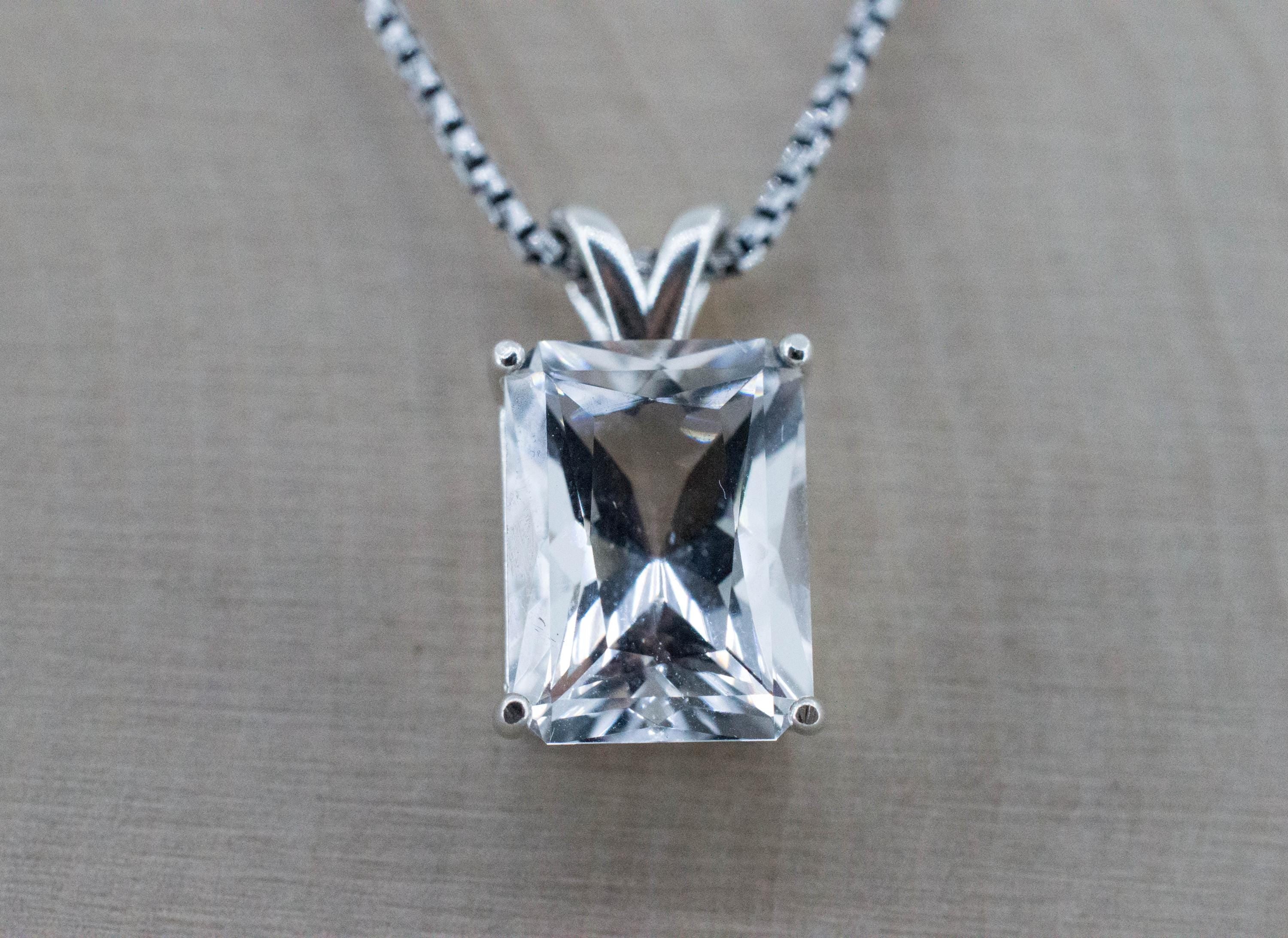 Quartz Pendant, Natural Untreated Tanzania Mondo Quartz; 5.160cts - Mark Oliver Gems