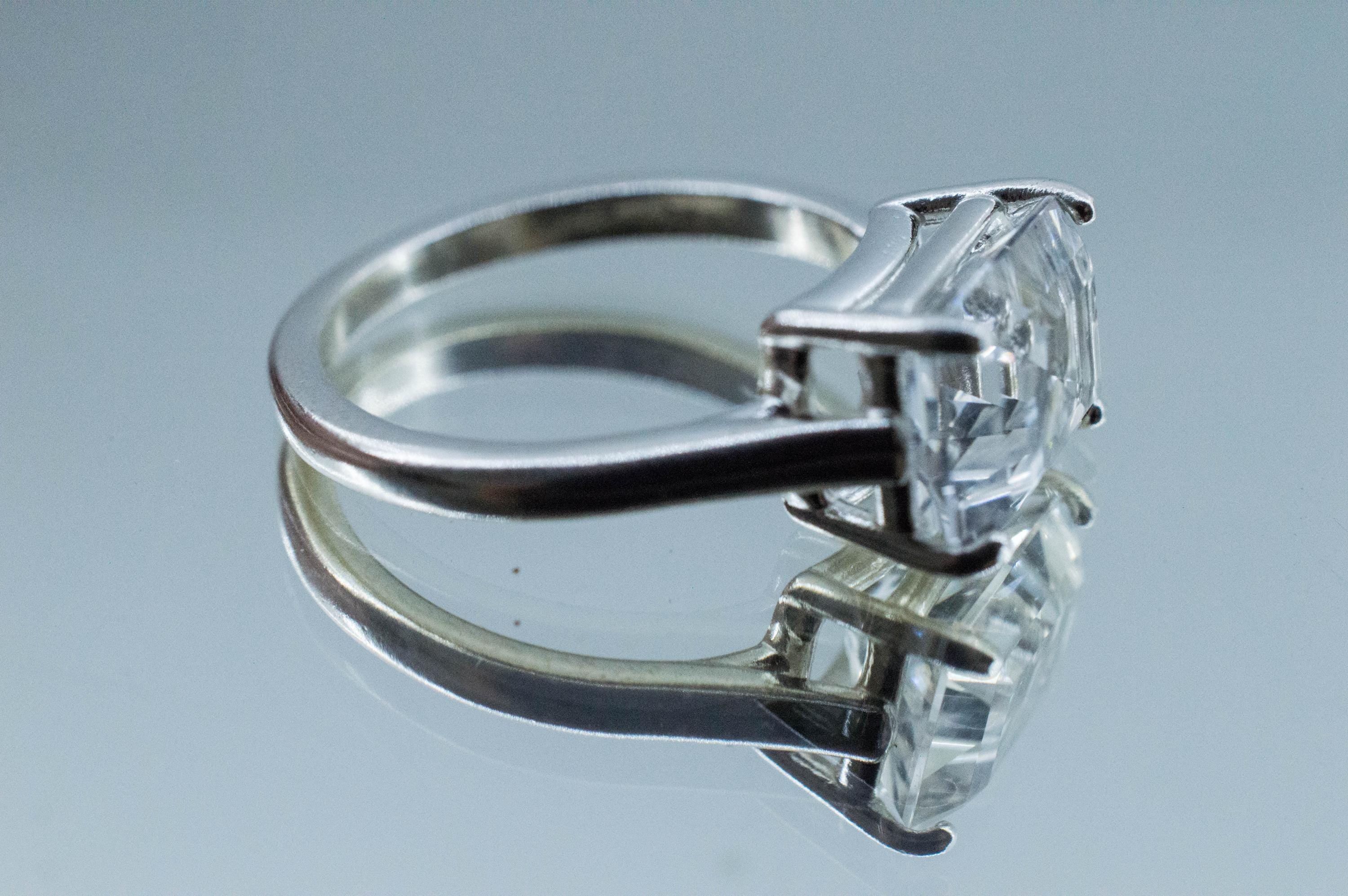 Quartz Ring, Natural Untreated Tanzania Mondo Quartz; 3.105cts - Mark Oliver Gems