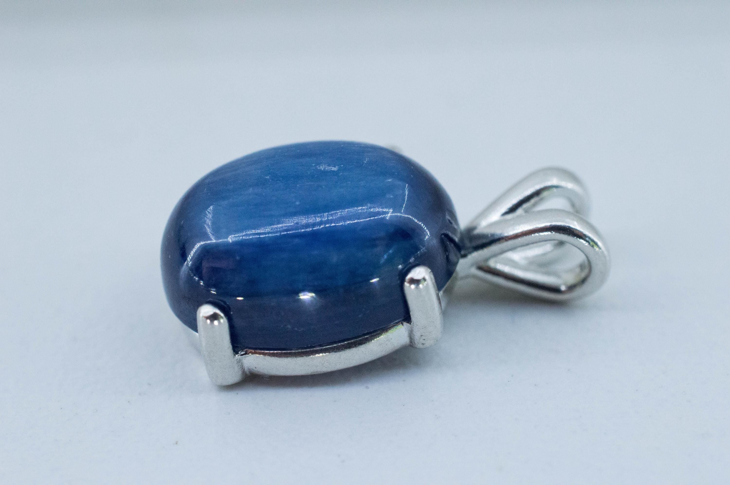 Kyanite Pendant; Natural Untreated Nepal Kyanite; 8.965cts - Mark Oliver Gems