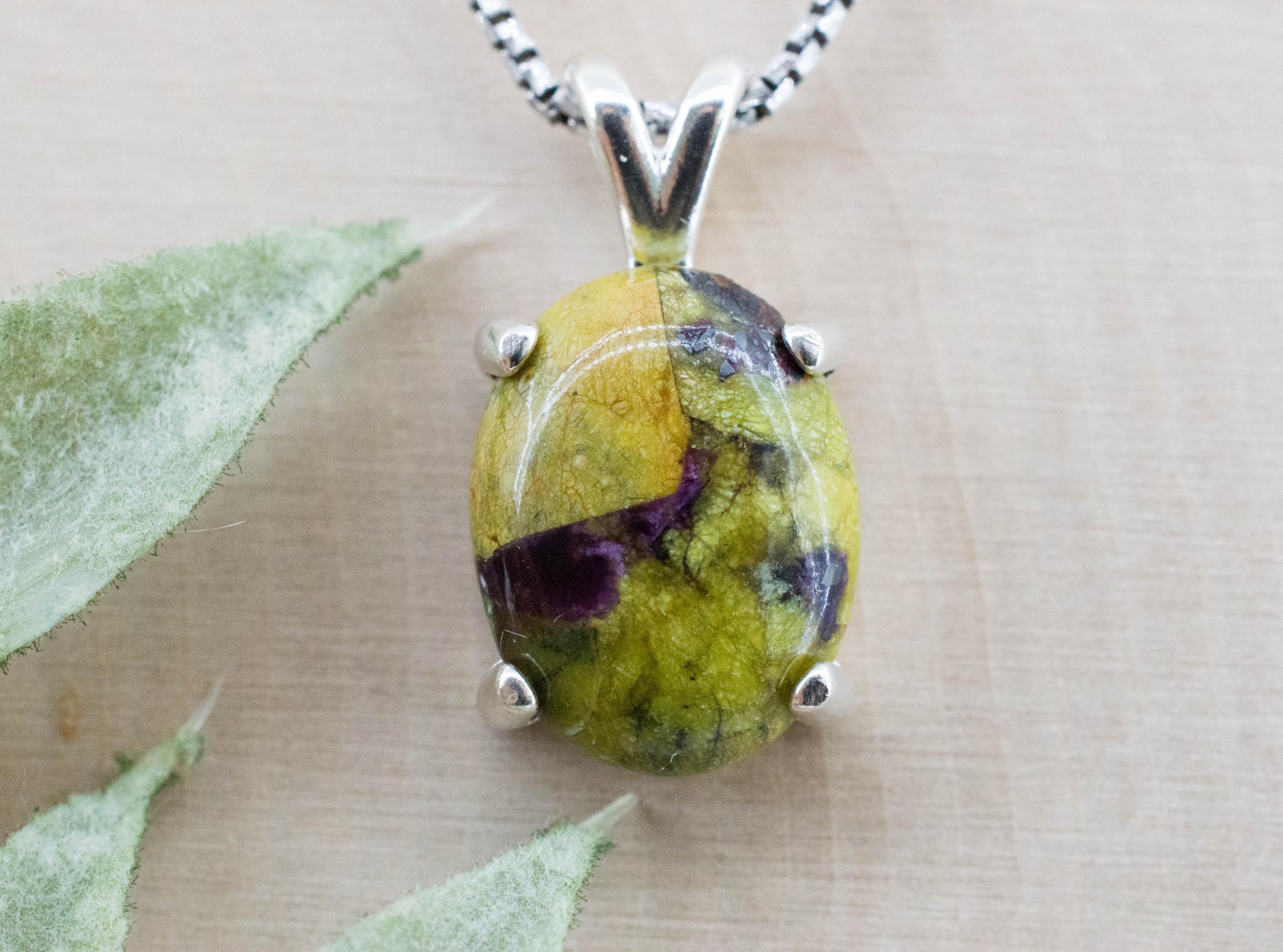 Stichtite Pendant; Natural Untreated Australia Atlantisite; 5.960cts - Mark Oliver Gems