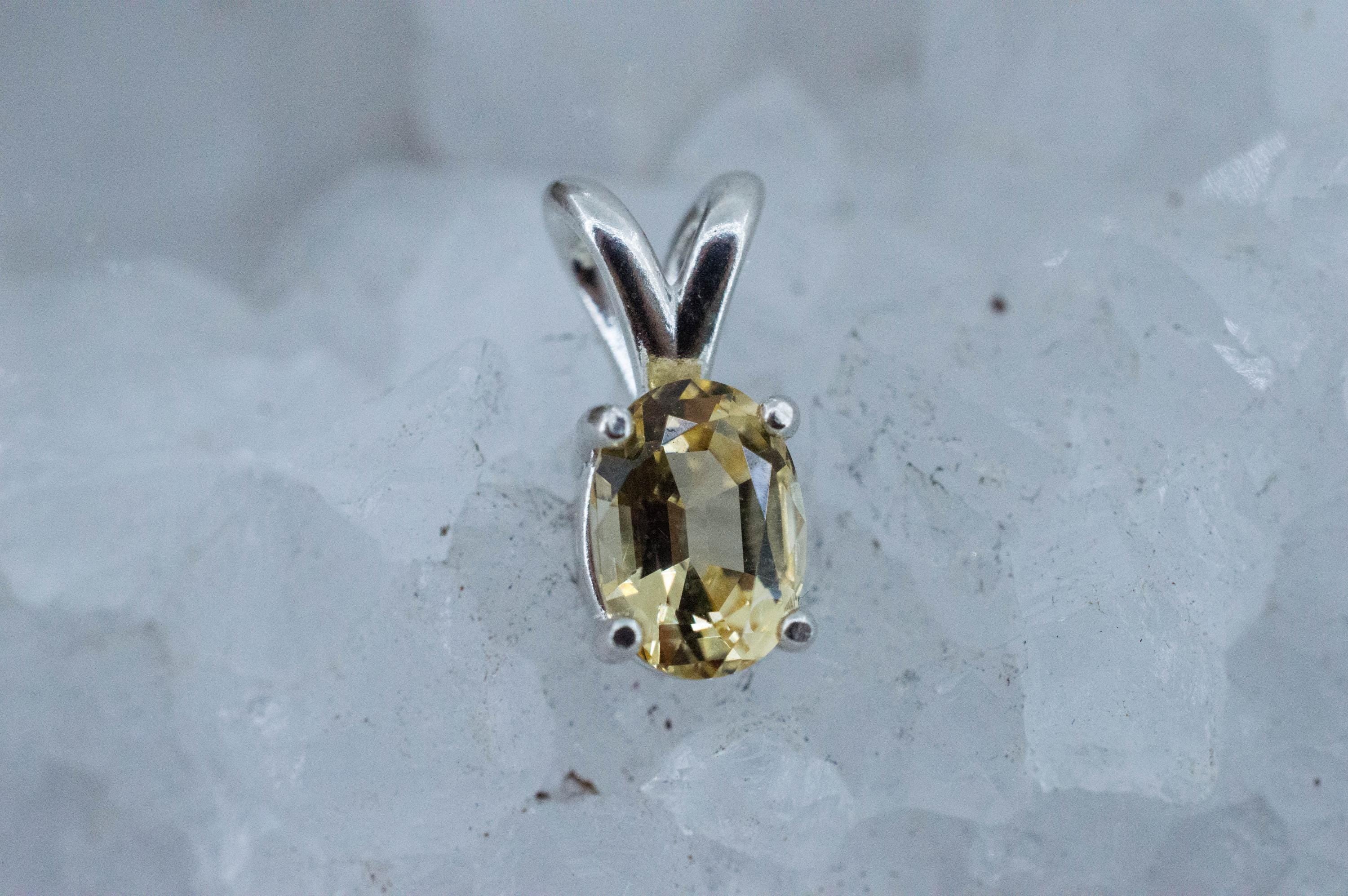 Imperial Topaz Pendant; Natural Untreated Brazilian Topaz; 1.390cts - Mark Oliver Gems