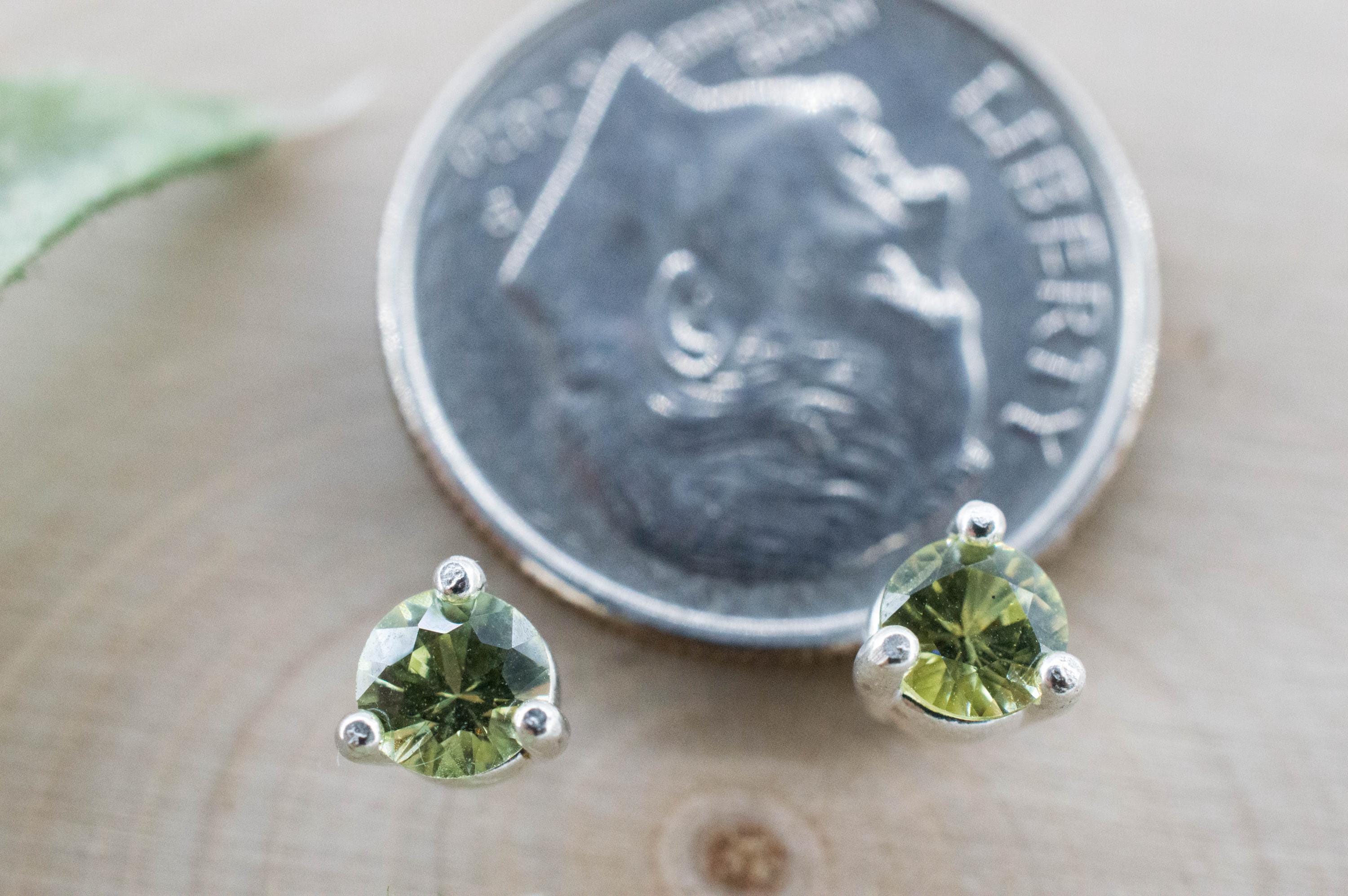 Mali Garnet Earrings; Genuine Untreated Mali Garnet; 0.500cts - Mark Oliver Gems
