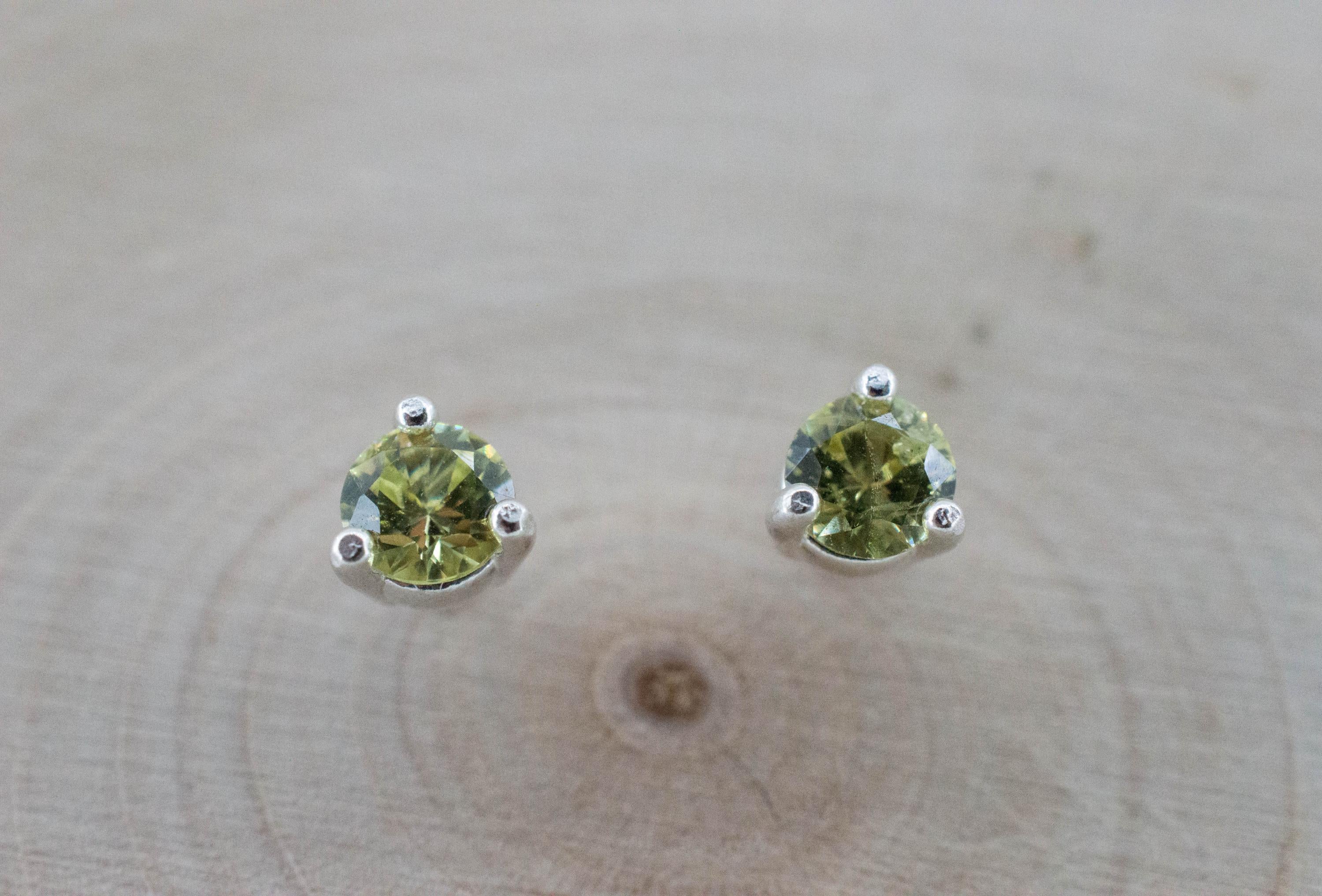 Mali Garnet Earrings; Genuine Untreated Mali Garnet; 0.515cts - Mark Oliver Gems