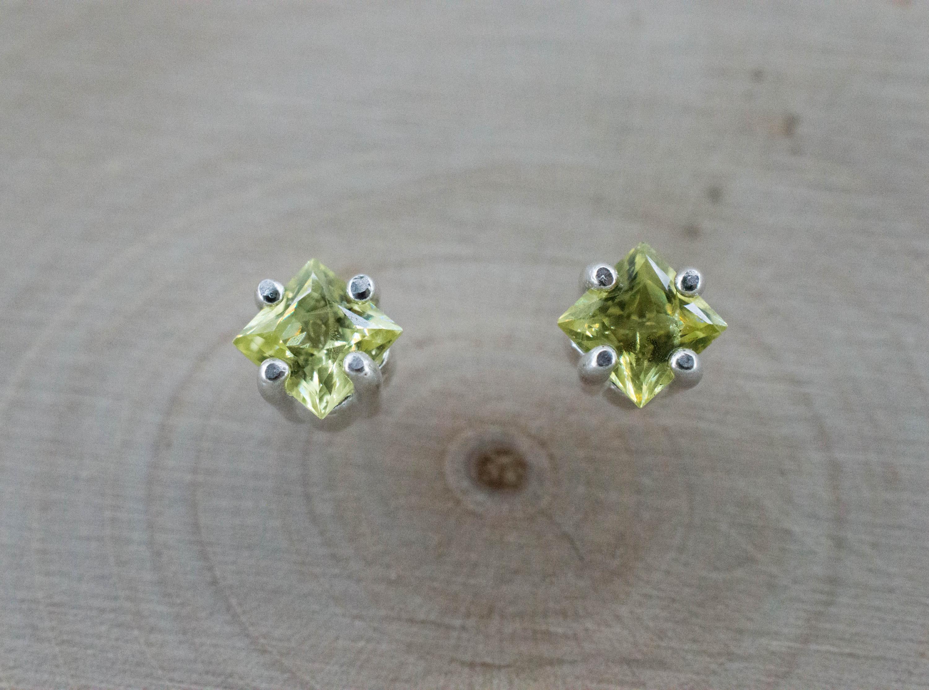 Mali Garnet Earrings; Genuine Untreated Mali Garnet; 0.765cts - Mark Oliver Gems