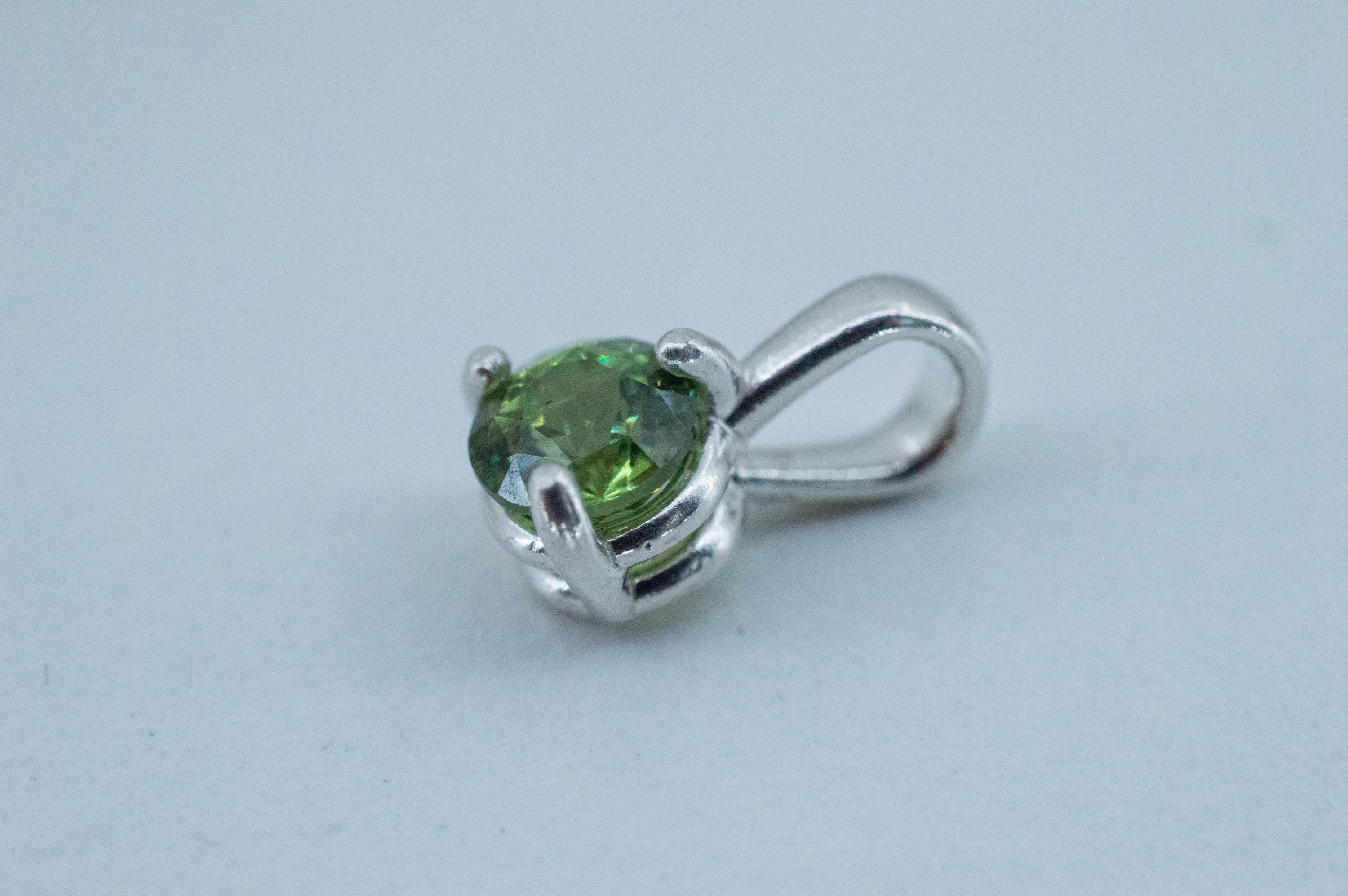 Demantoid Garnet Pendant; Natural Untreated Madagascar Demantoid; 0.785cts - Mark Oliver Gems