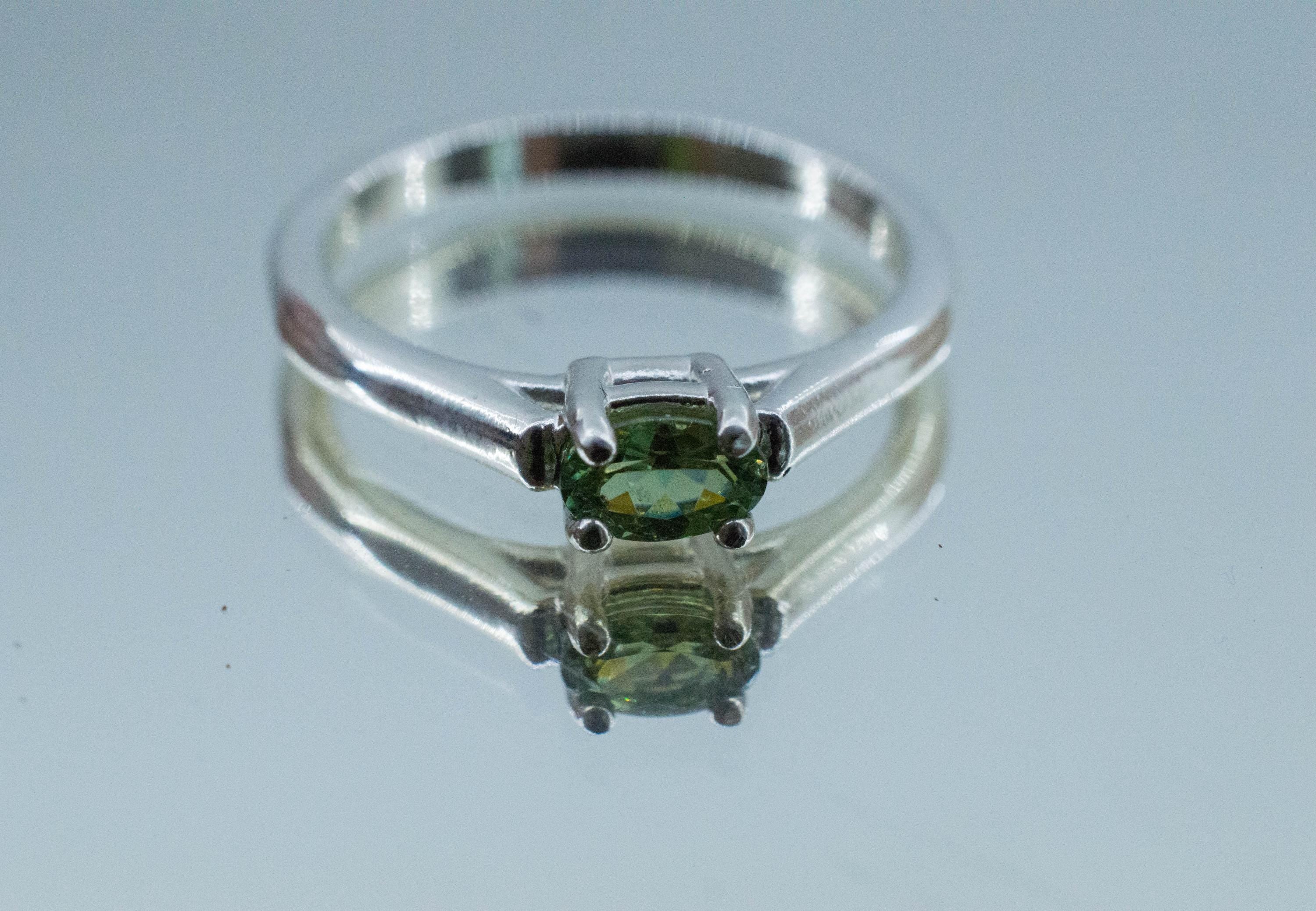 Demantoid Garnet Ring, Natural Untreated Madagascar Demantoid; 0.380cts - Mark Oliver Gems