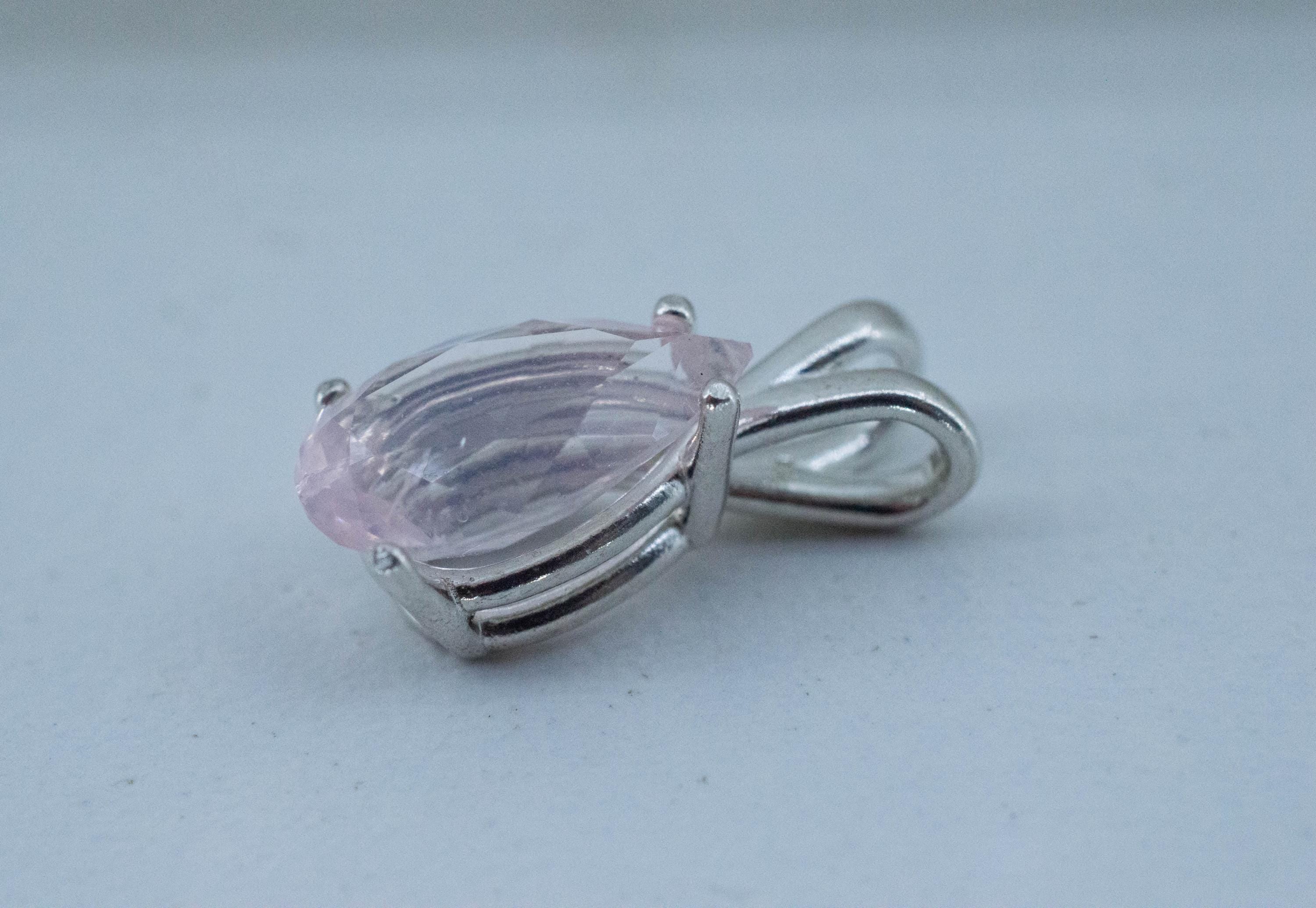 Rose Quartz Pendant; Natural Untreated Brazil Rose Quartz; 2.635cts - Mark Oliver Gems