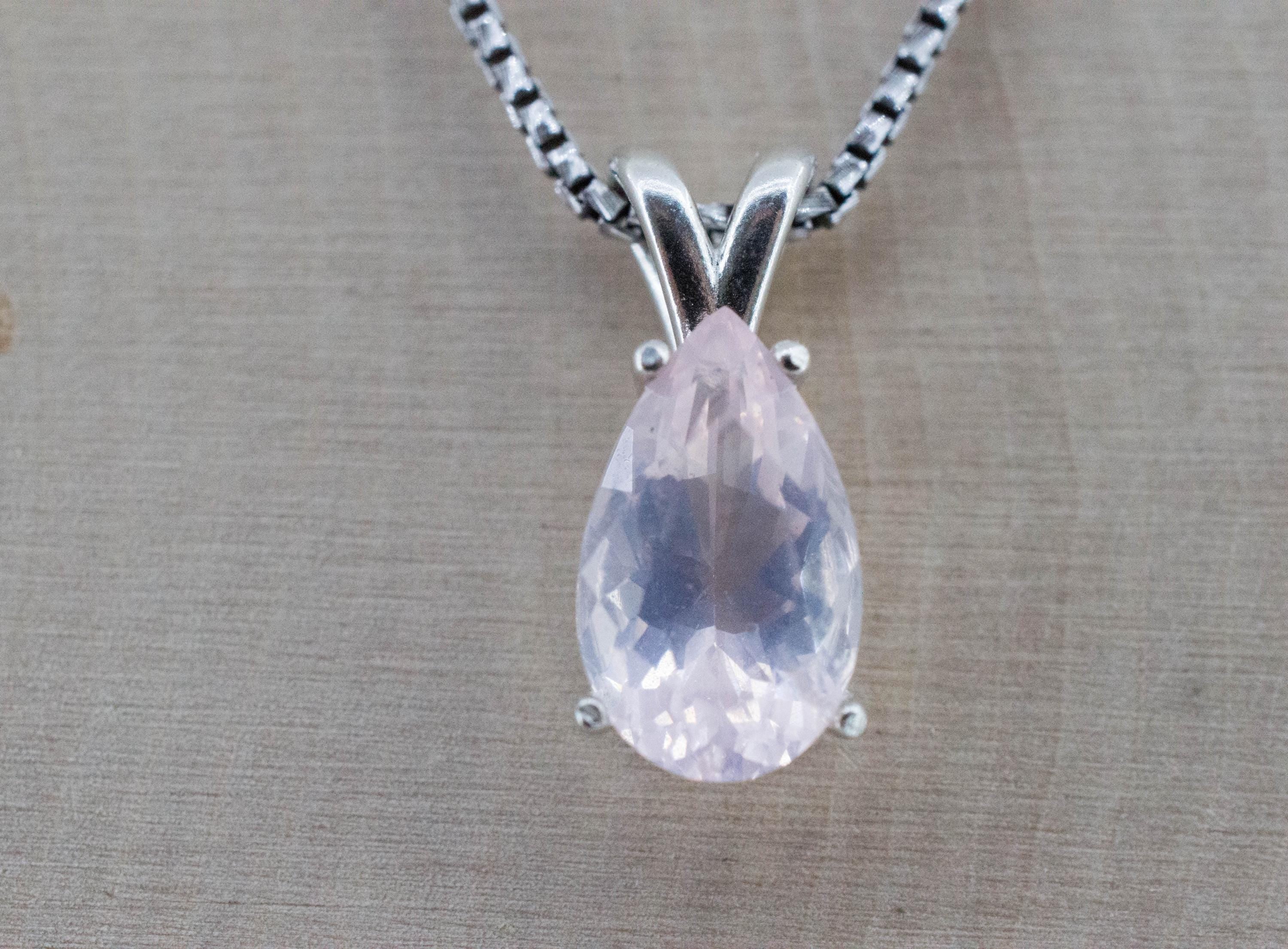 Rose Quartz Pendant; Natural Untreated Brazil Rose Quartz; 2.635cts - Mark Oliver Gems