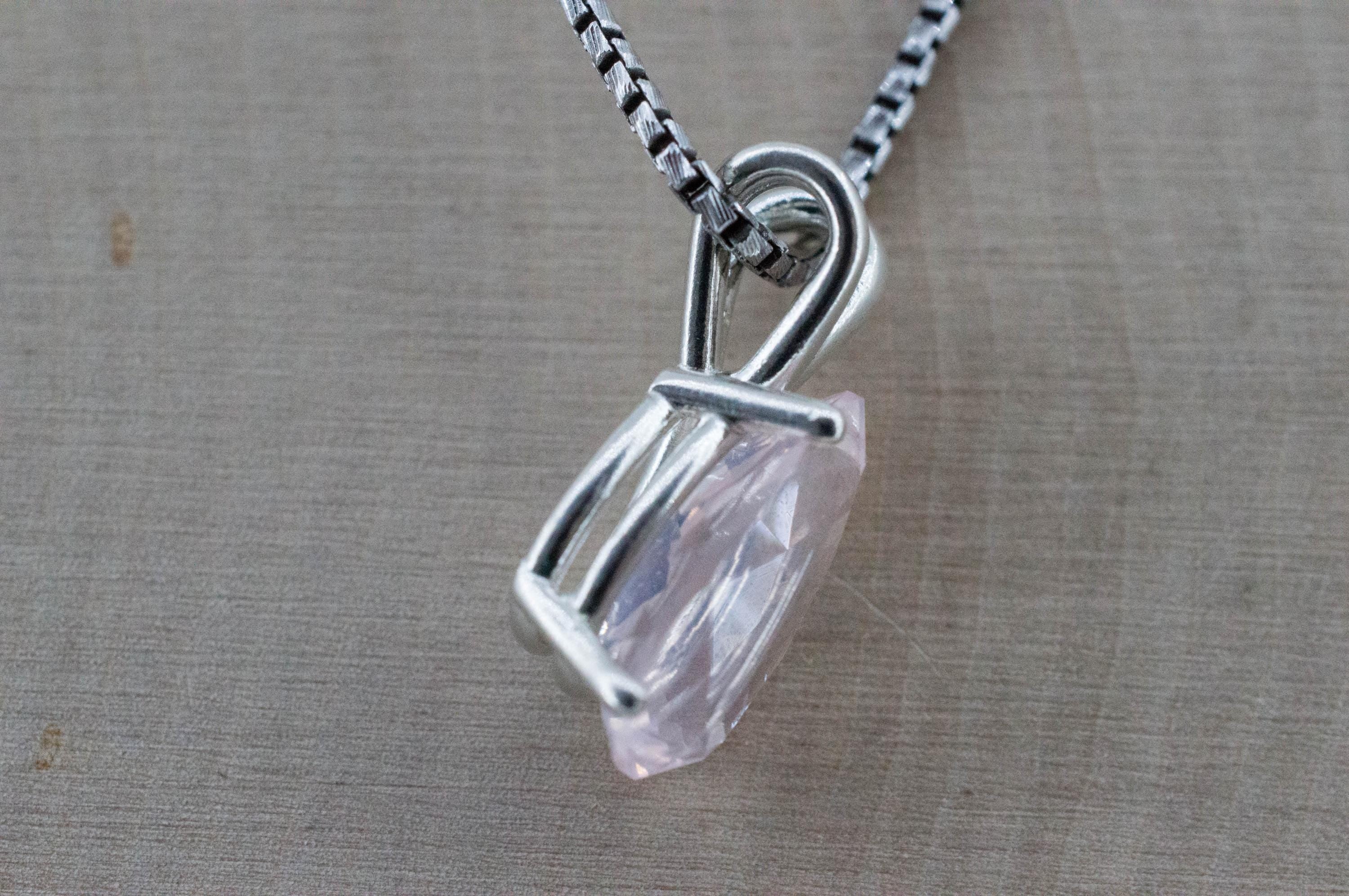 Rose Quartz Pendant; Natural Untreated Brazil Rose Quartz; 2.635cts - Mark Oliver Gems