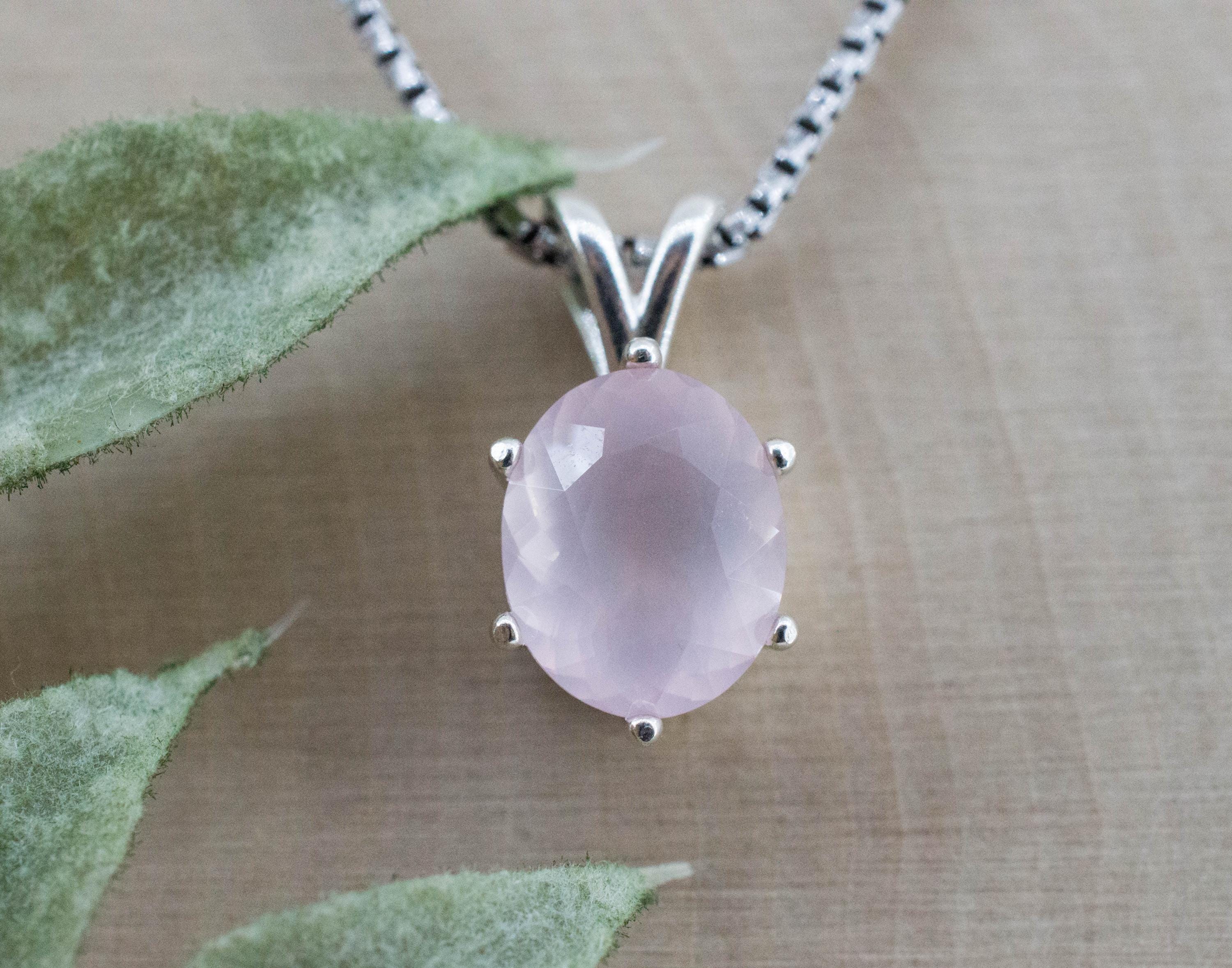 Rose Quartz Pendant; Natural Untreated Brazil Rose Quartz; 2.705cts - Mark Oliver Gems