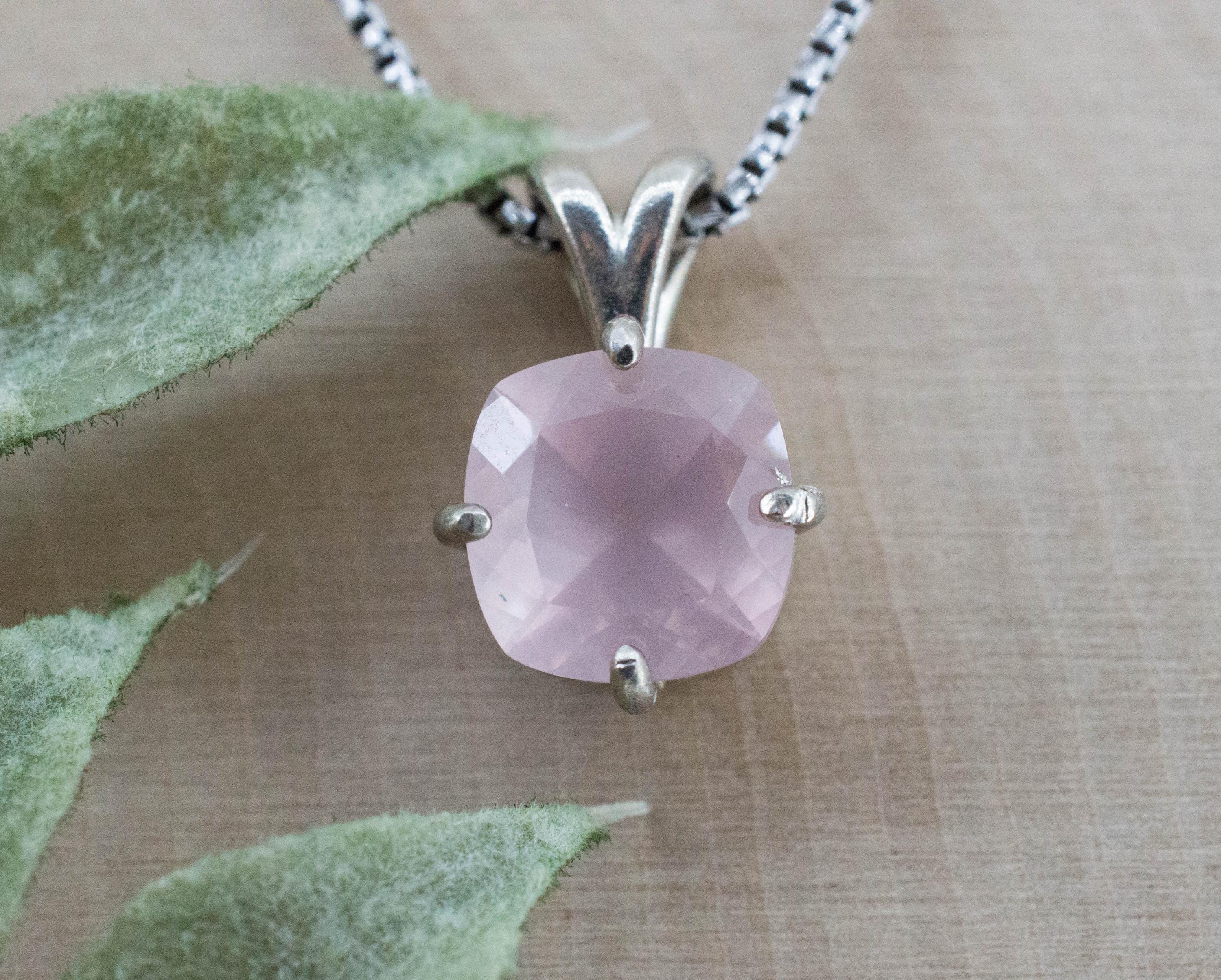 Rose Quartz Pendant; Natural Untreated Brazil Rose Quartz; 3.315cts - Mark Oliver Gems