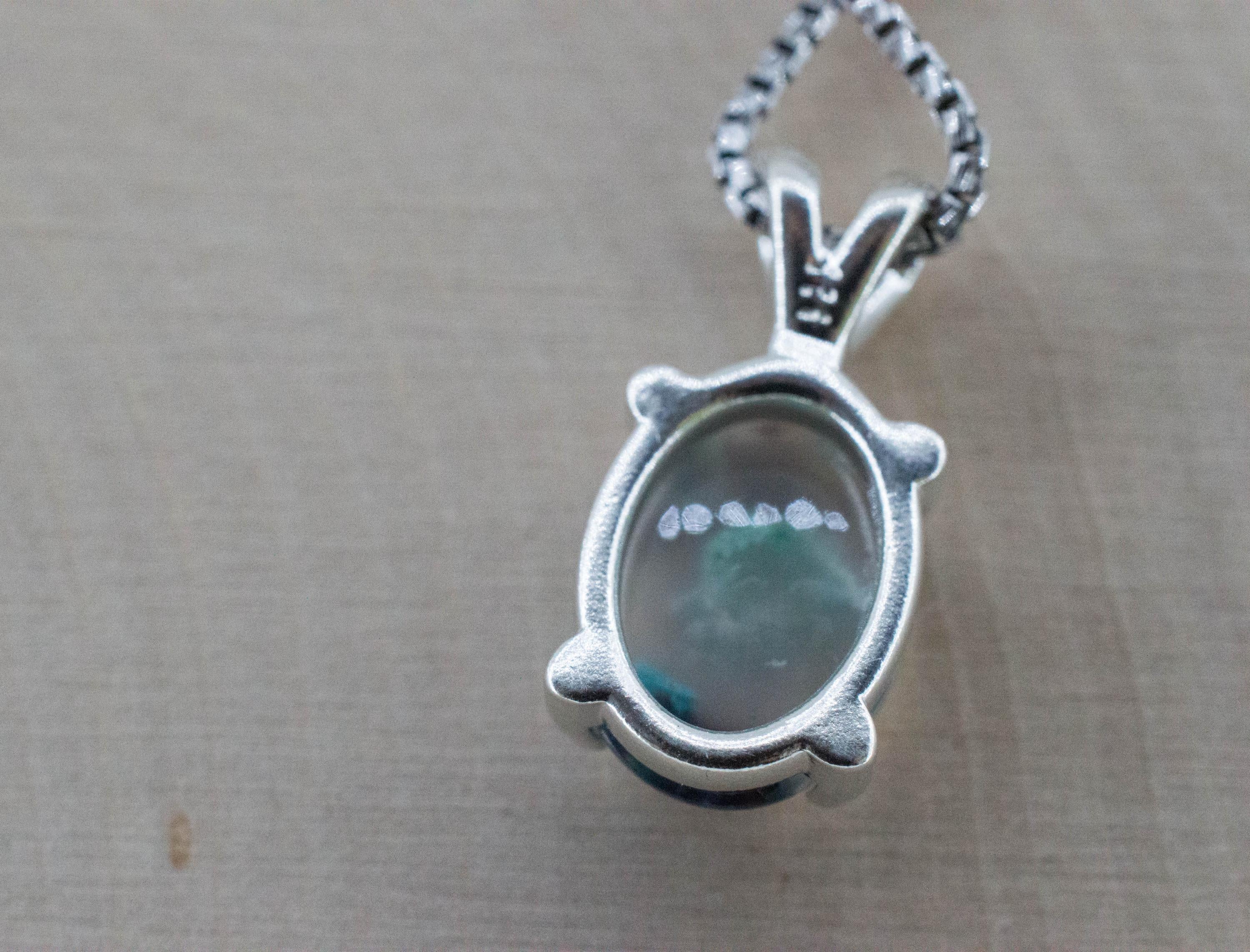 Aquadite Pendant; Natural Untreated Indonesia Aquadite™; 4.415cts - Mark Oliver Gems