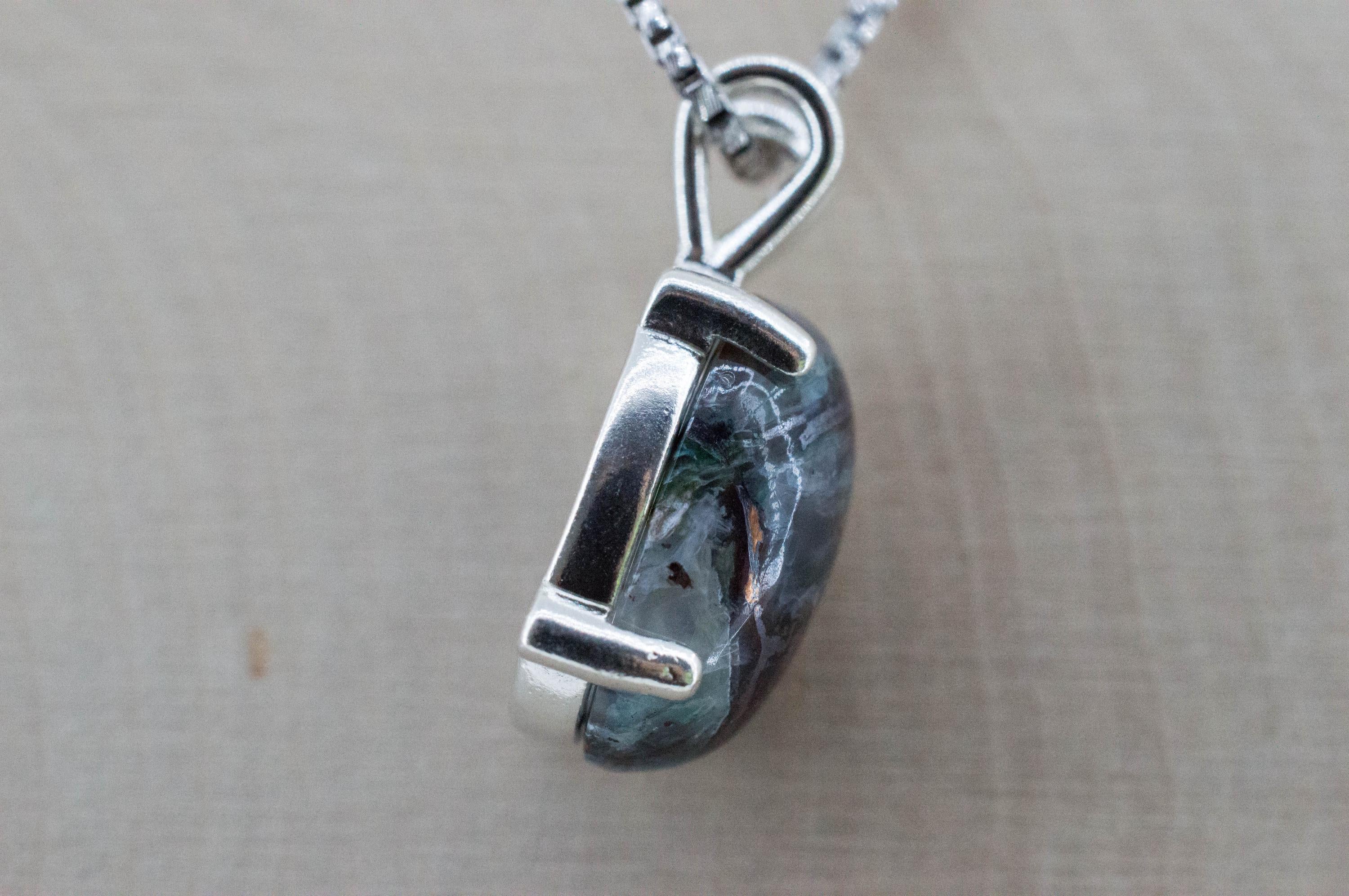 Aquadite Pendant; Natural Untreated Indonesia Aquadite™; 9.860cts - Mark Oliver Gems