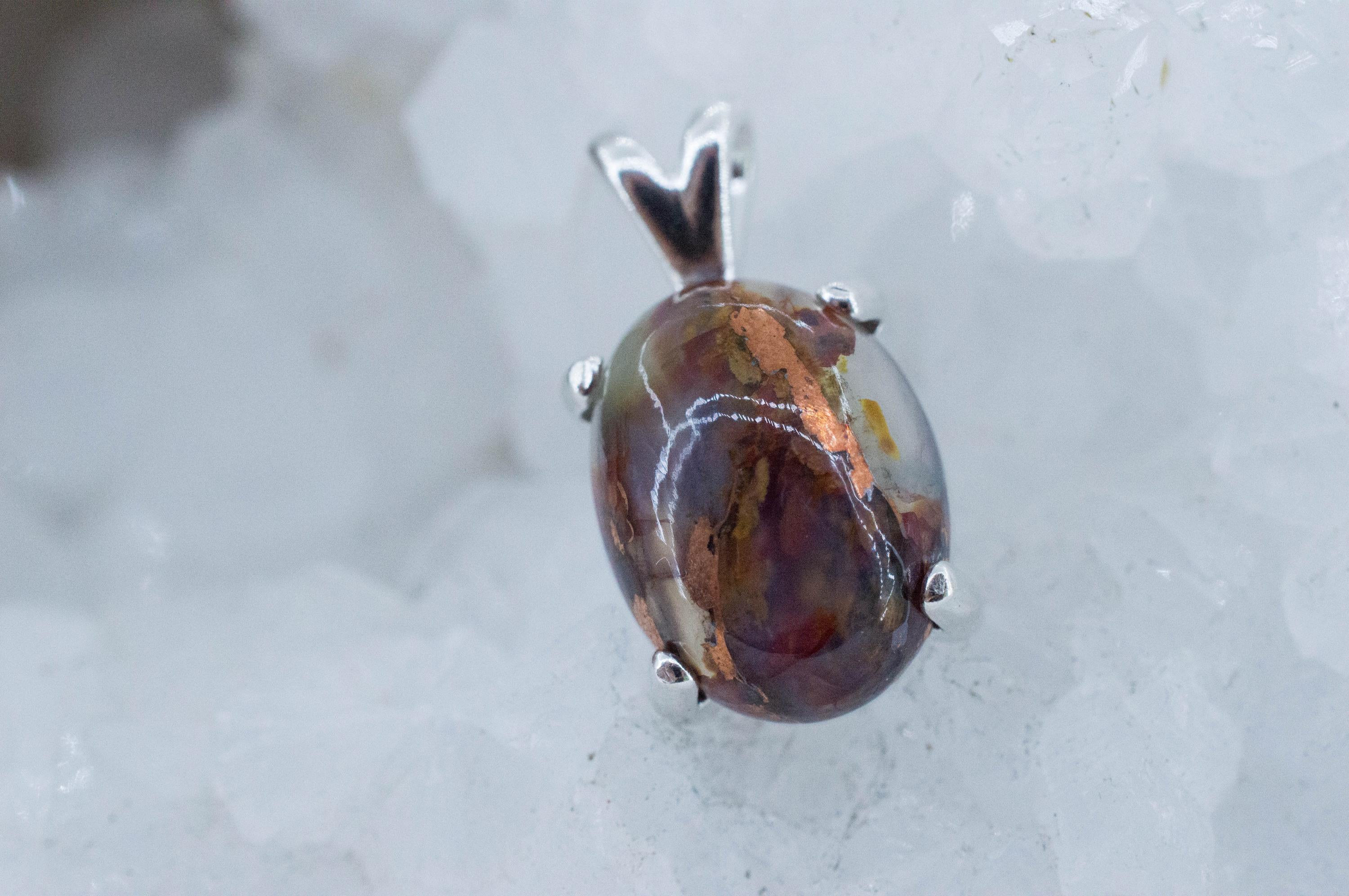 Aquadite Pendant; Natural Untreated Indonesia Aquadite™; 10.630cts - Mark Oliver Gems