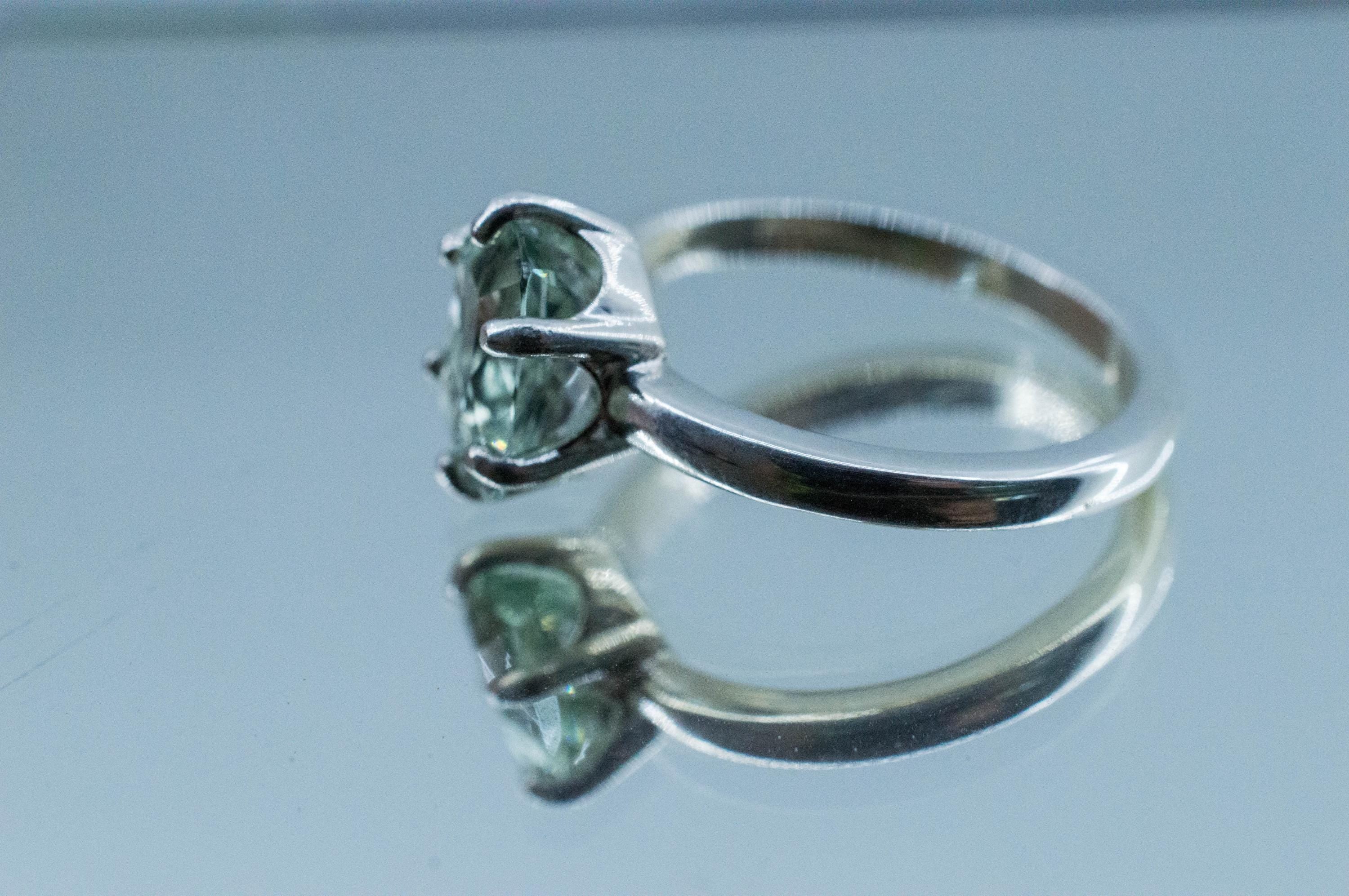 Prasiolite Ring, Natural Brazil Green Amethyst; 1.785cts - Mark Oliver Gems