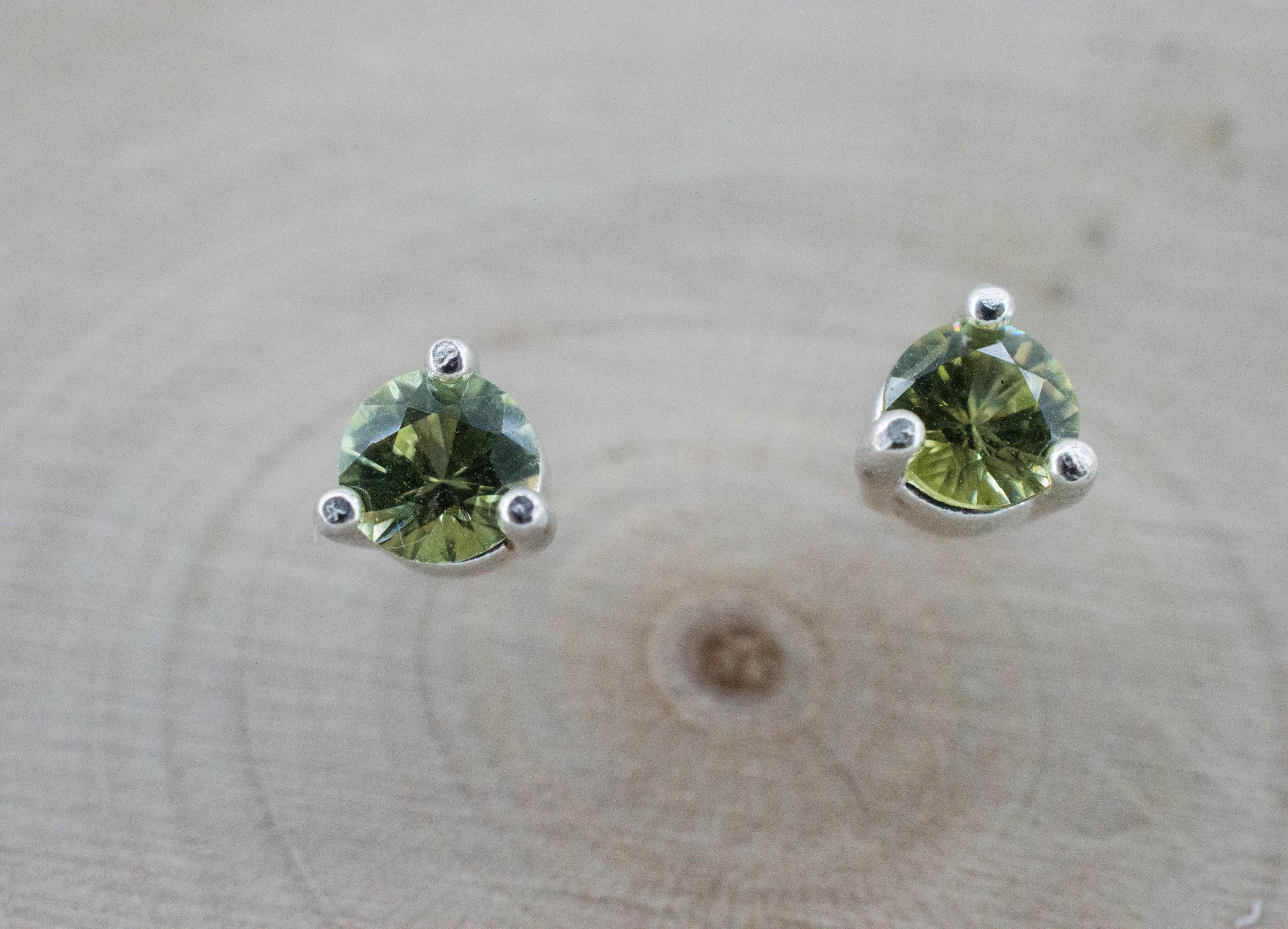 Mali Garnet Earrings; Genuine Untreated Mali Garnet; 0.500cts - Mark Oliver Gems