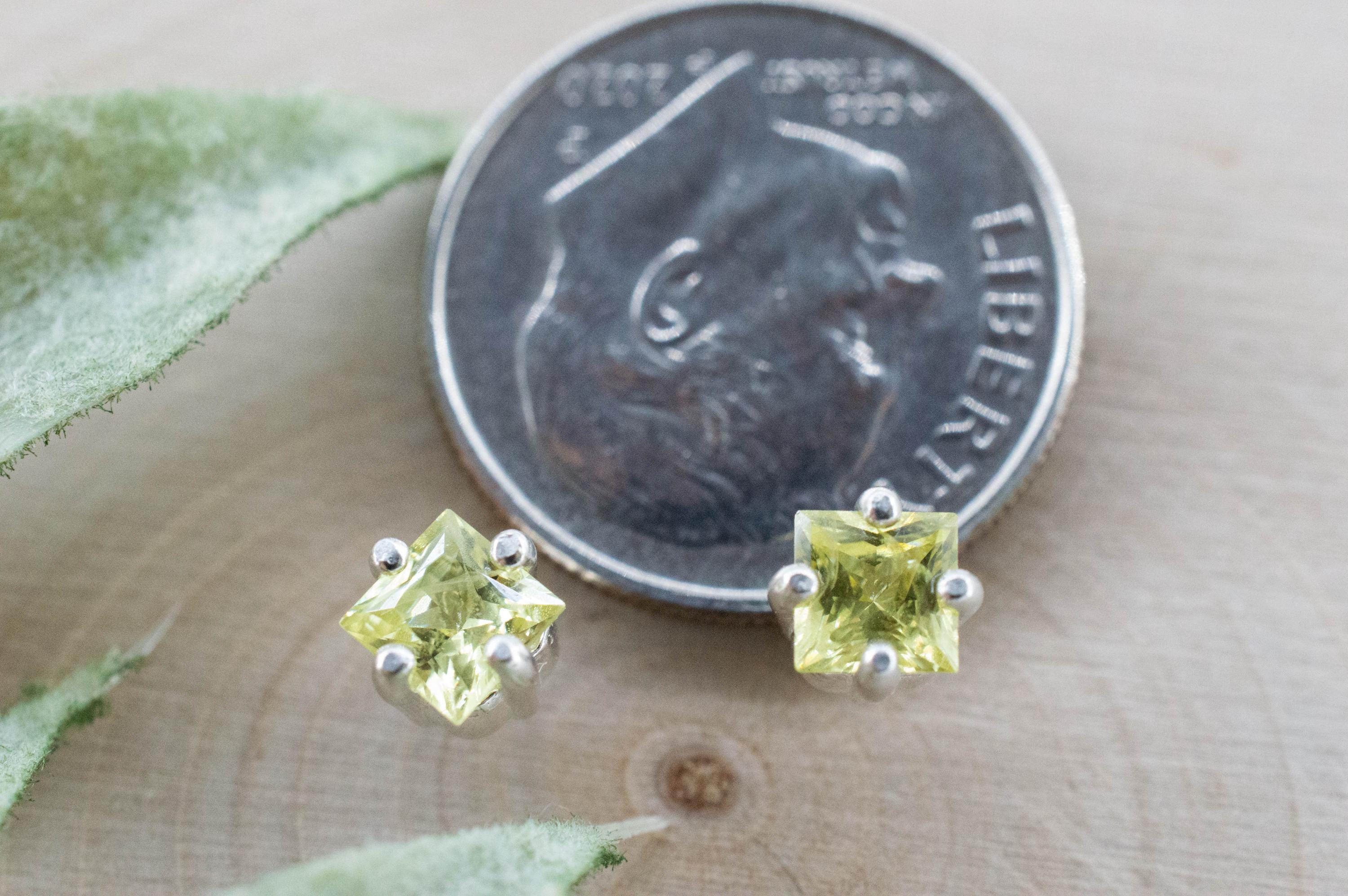Mali Garnet Earrings; Genuine Untreated Mali Garnet; 0.765cts - Mark Oliver Gems