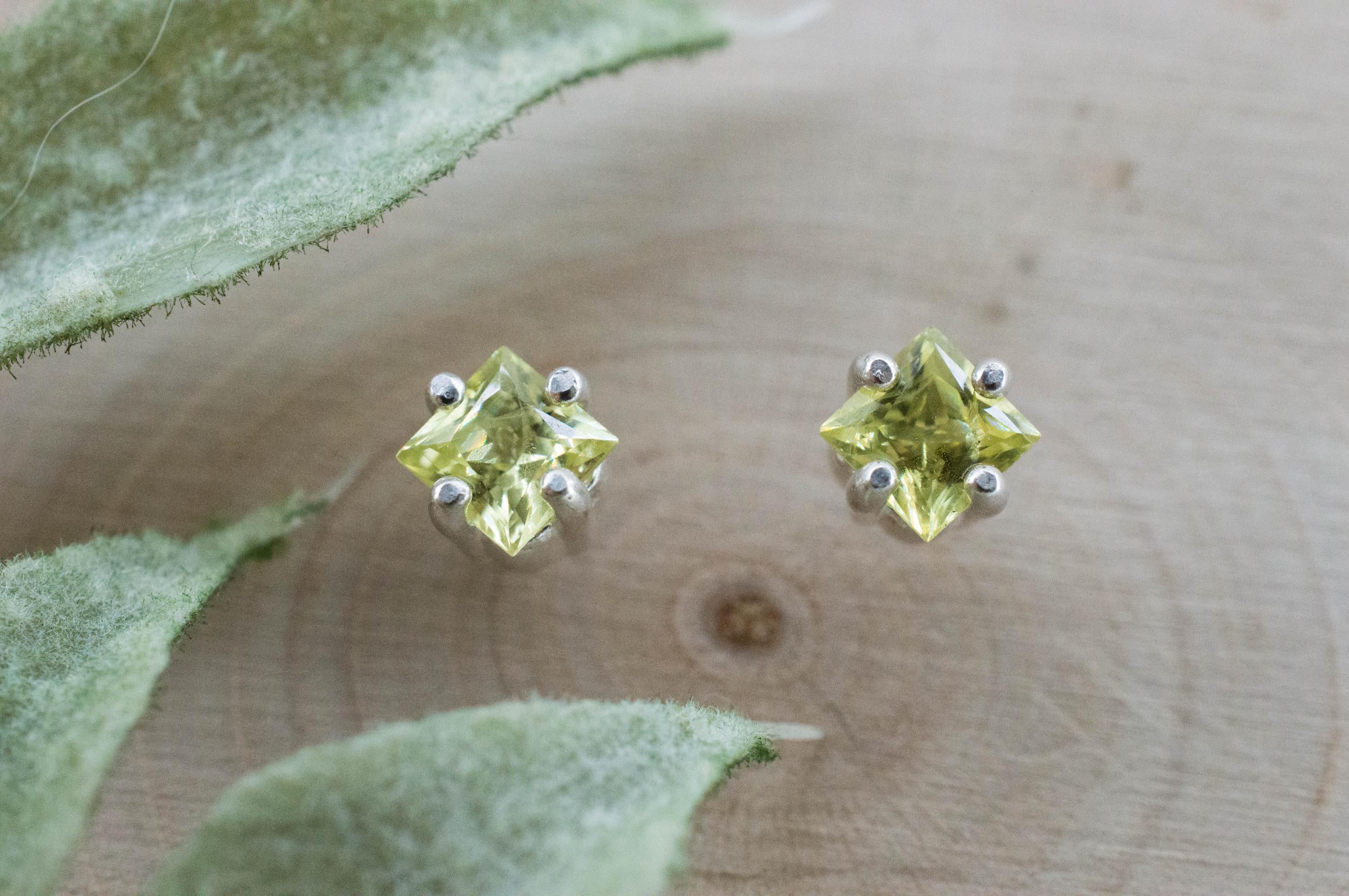 Mali Garnet Earrings; Genuine Untreated Mali Garnet; 0.765cts - Mark Oliver Gems
