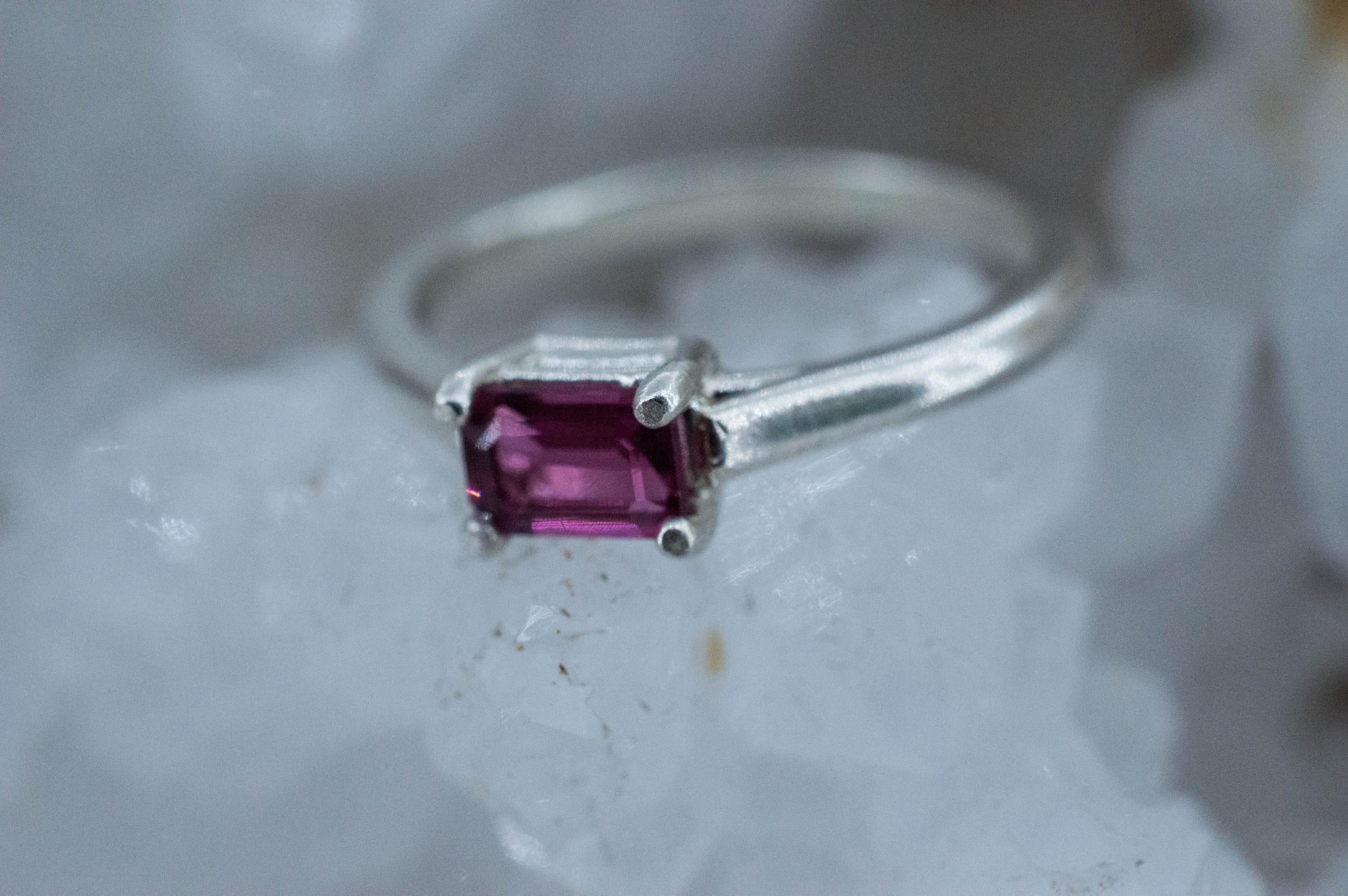 Rubellite Tourmaline Ring; Natural Untreated Brazilian Tourmaline; 0.450cts - Mark Oliver Gems
