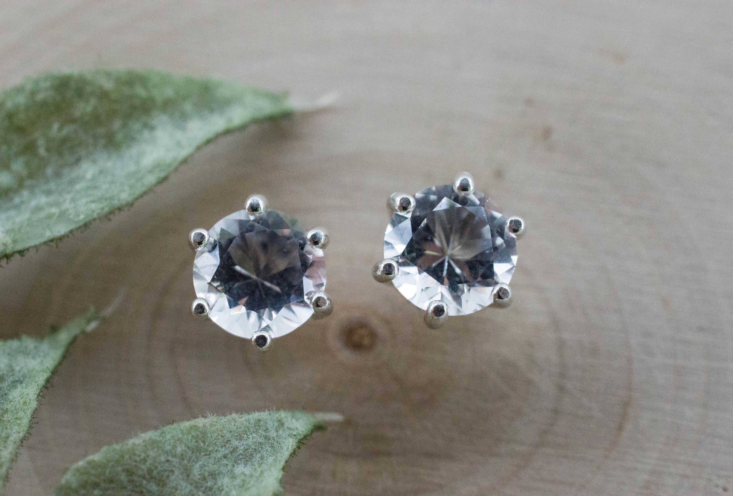 Topaz Earrings; Natural Untreated Brazil Topaz; 2.505cts