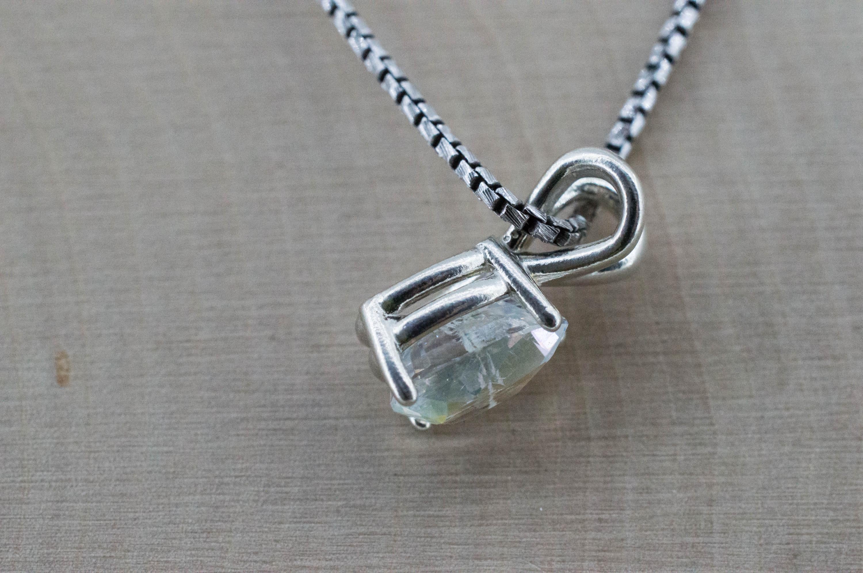 Rainbow Moonstone Pendant, Natural Untreated Madagascar Moonstone; 1.500cts