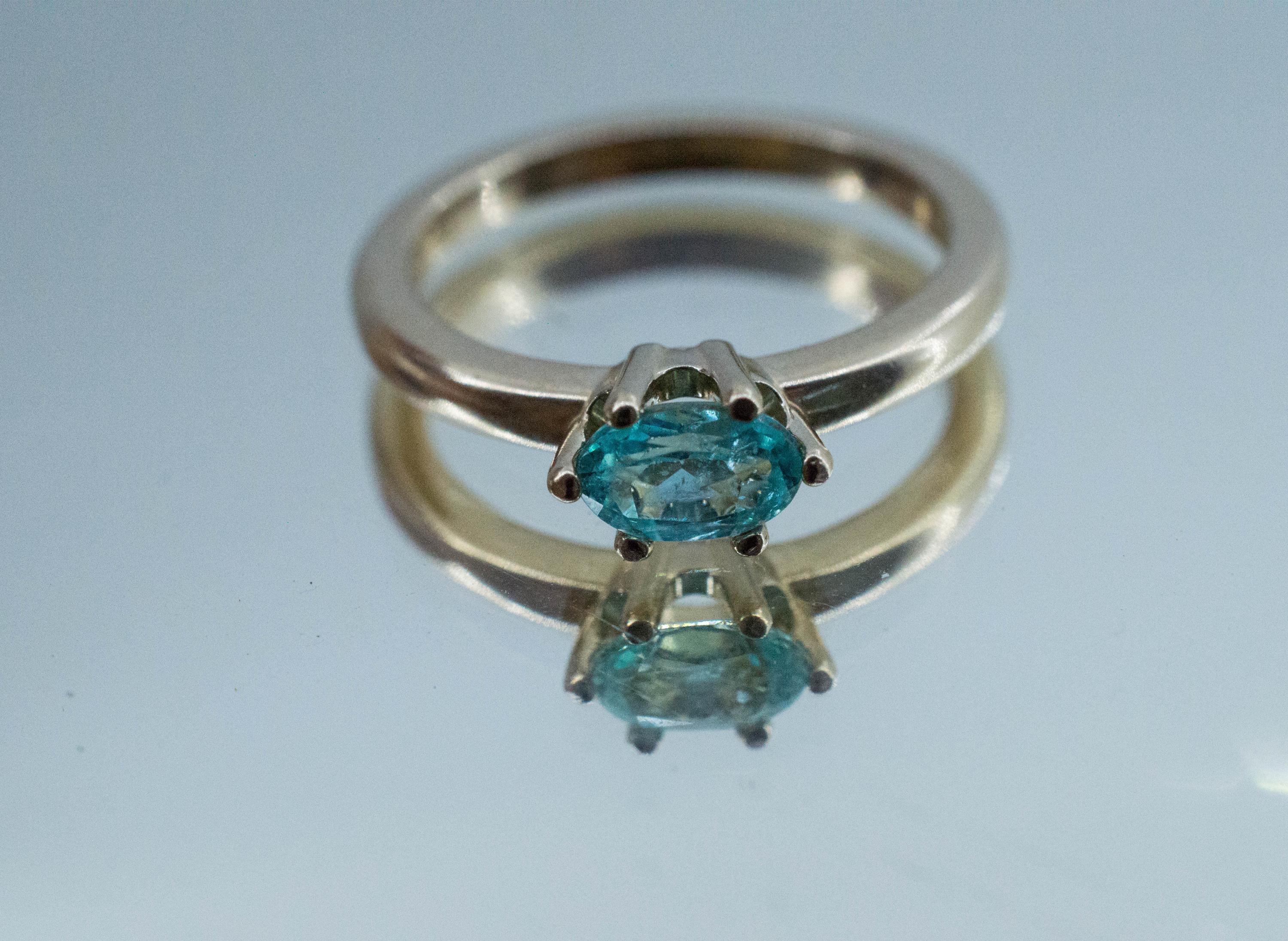 Paraiba Tourmaline Ring; Natural Brazilian Tourmaline; 0.455cts - Mark Oliver Gems