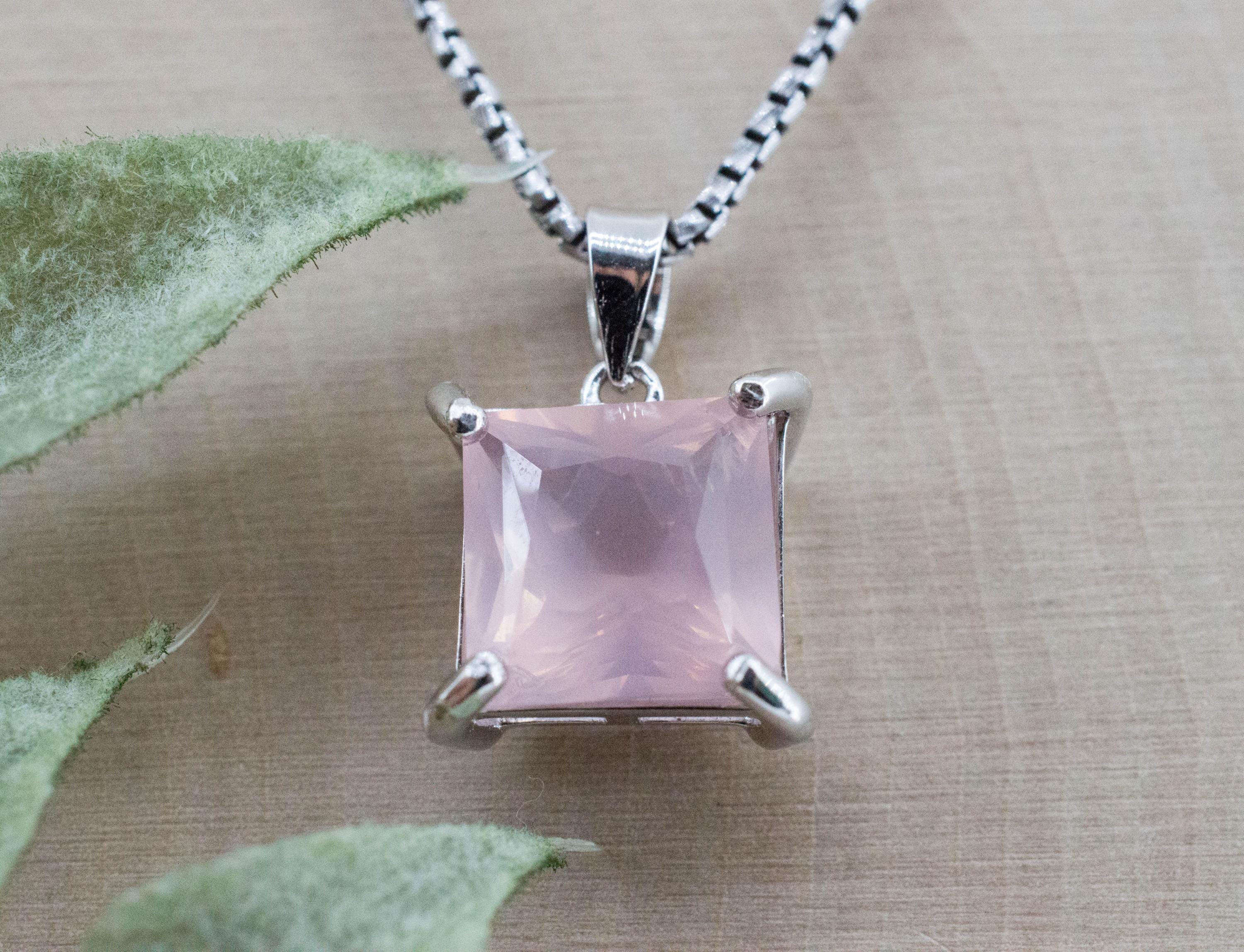 Rose Quartz Pendant; Natural Untreated Brazil Rose Quartz; 3.630cts - Mark Oliver Gems