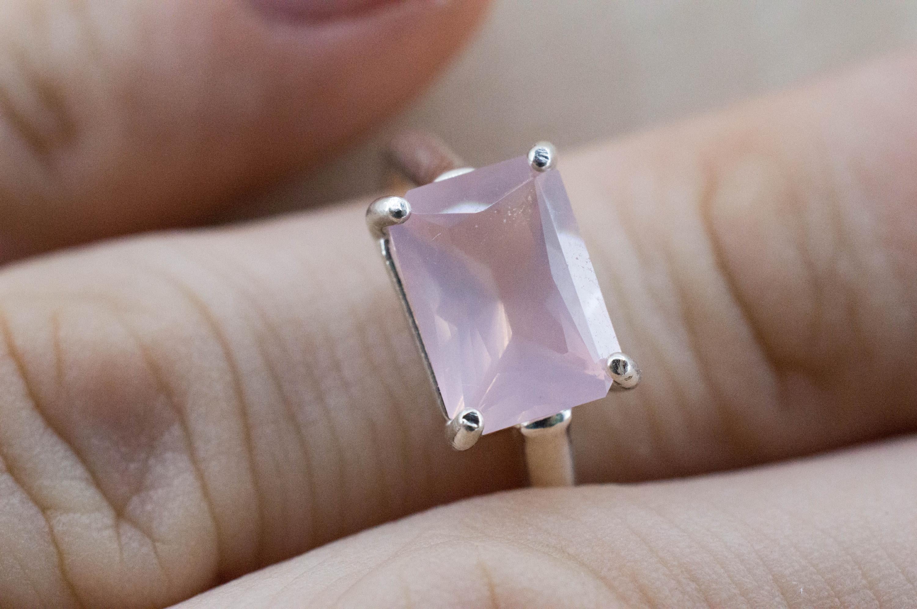 Rose Quartz Ring; Natural Untreated Brazil Quartz; 2.370cts - Mark Oliver Gems