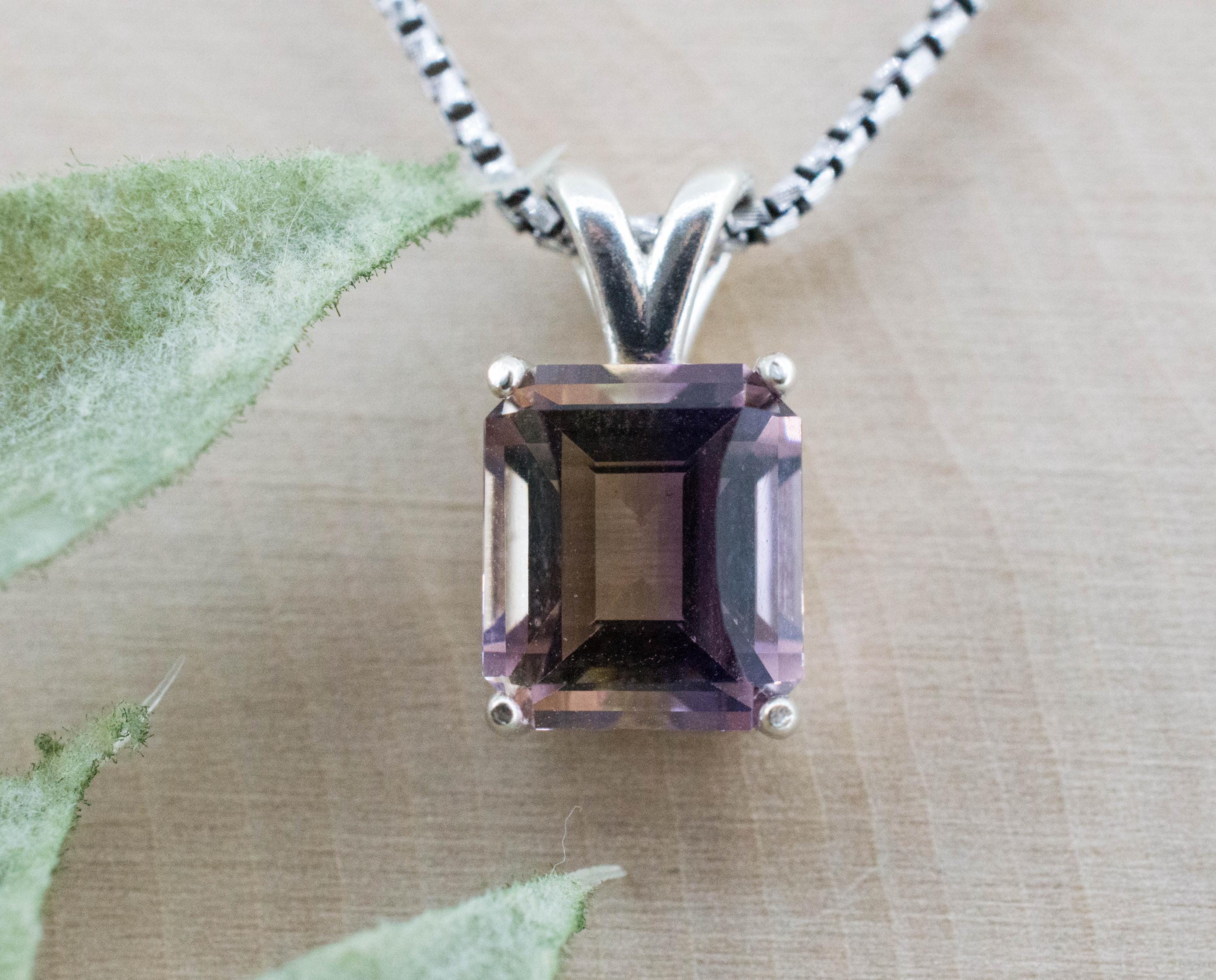 Ametrine Pendant; Natural Untreated Bolivia Ametrine; 3.340cts